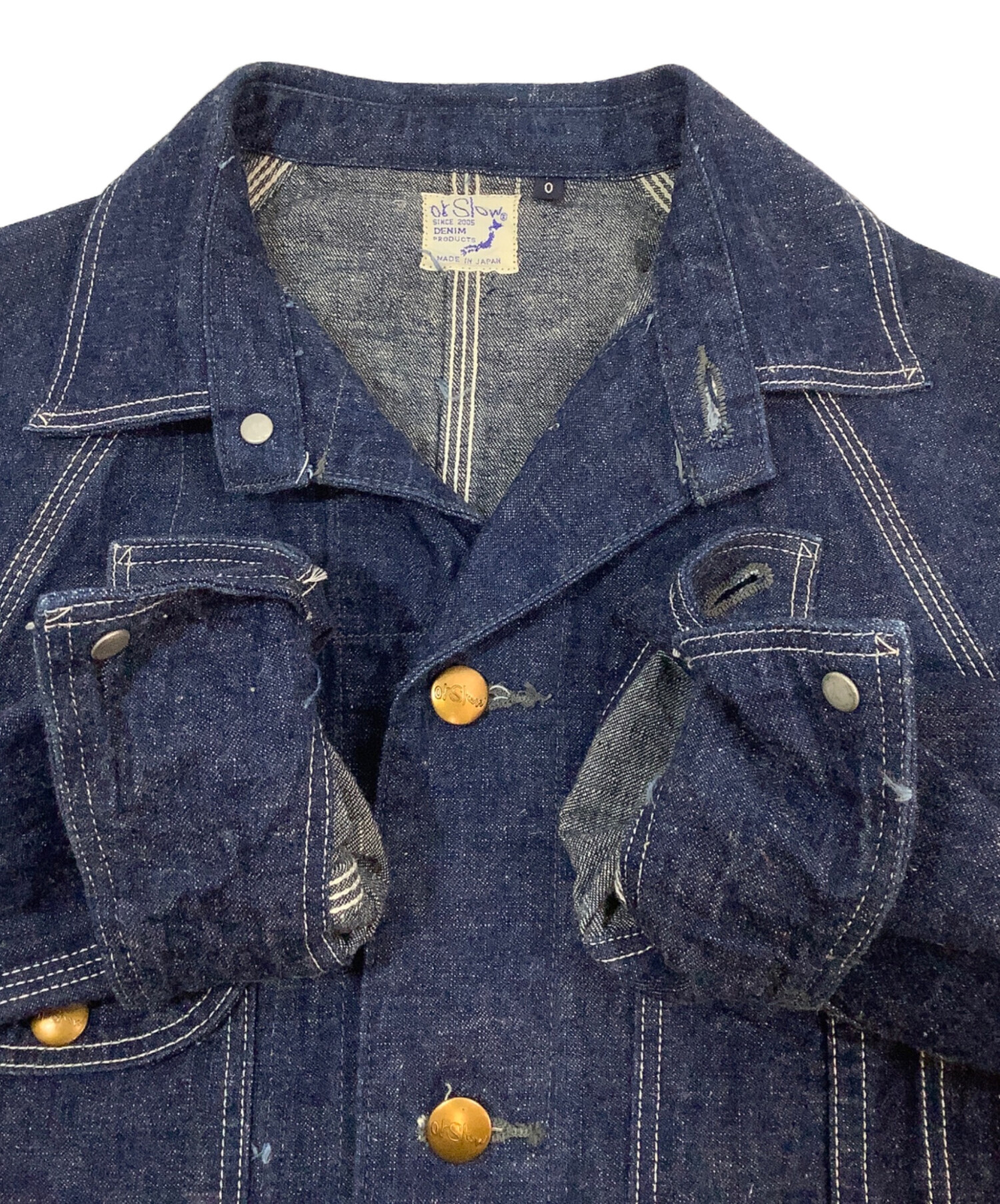 中古・古着通販】orSlow (オアスロウ) デニムジャケット インディゴ 