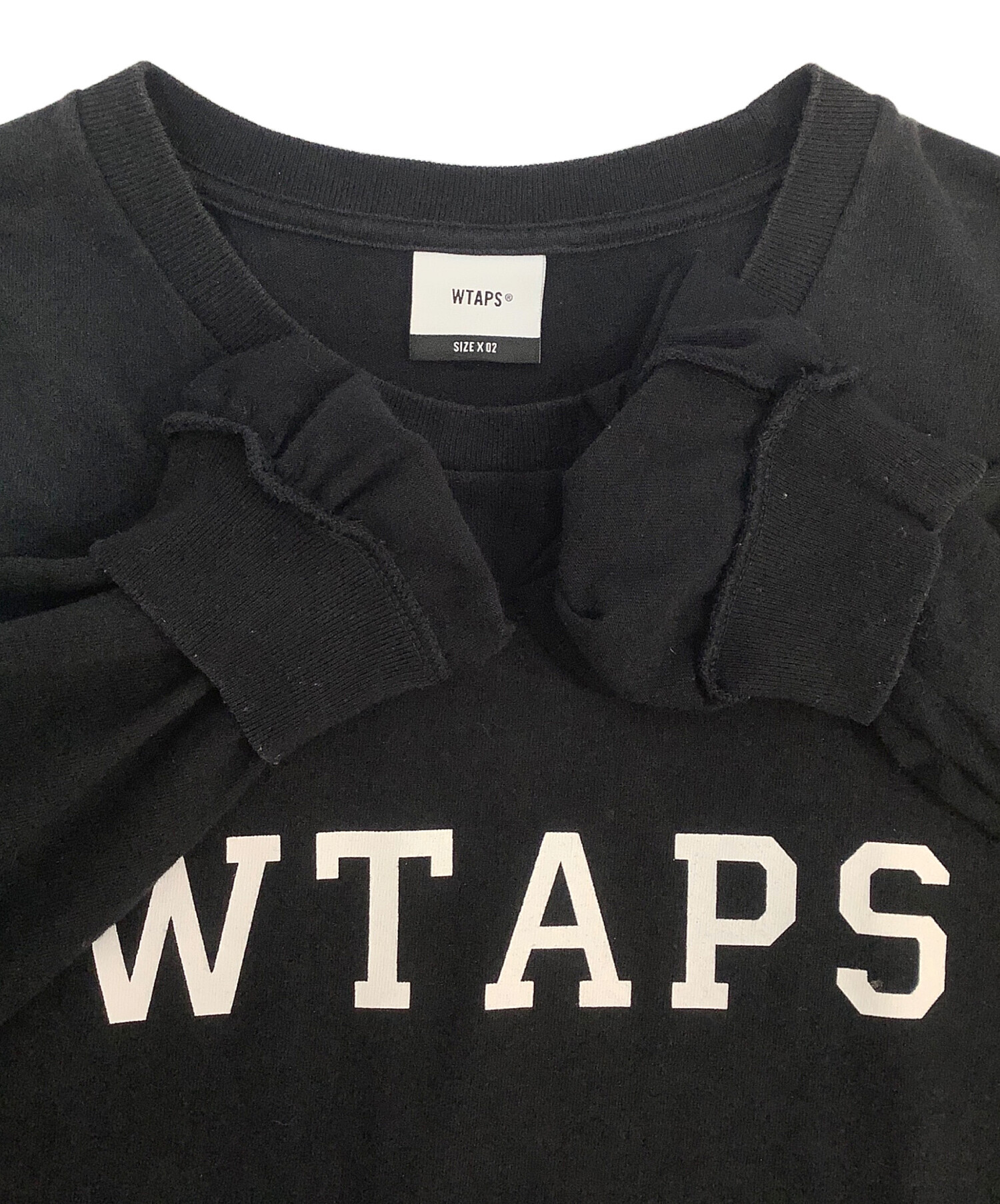 中古・古着通販】WTAPS (ダブルタップス) 長袖カットソー ブラック 