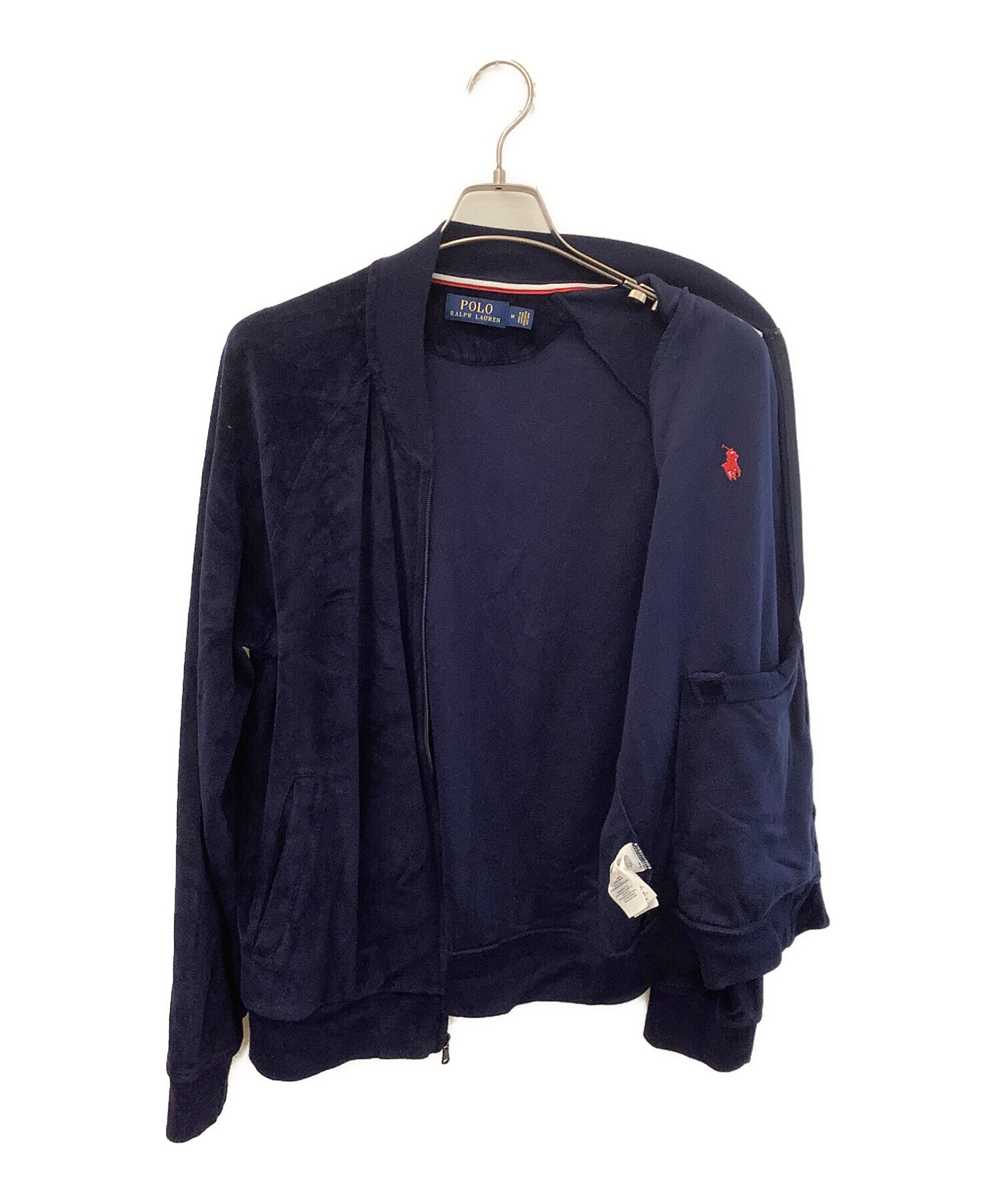 希少　Vintage 古着　ラルフローレン　ベロア　トラックジャケット　ブルゾン 希少 Vintage 古着 ラルフローレン ベロア トラックジャケット