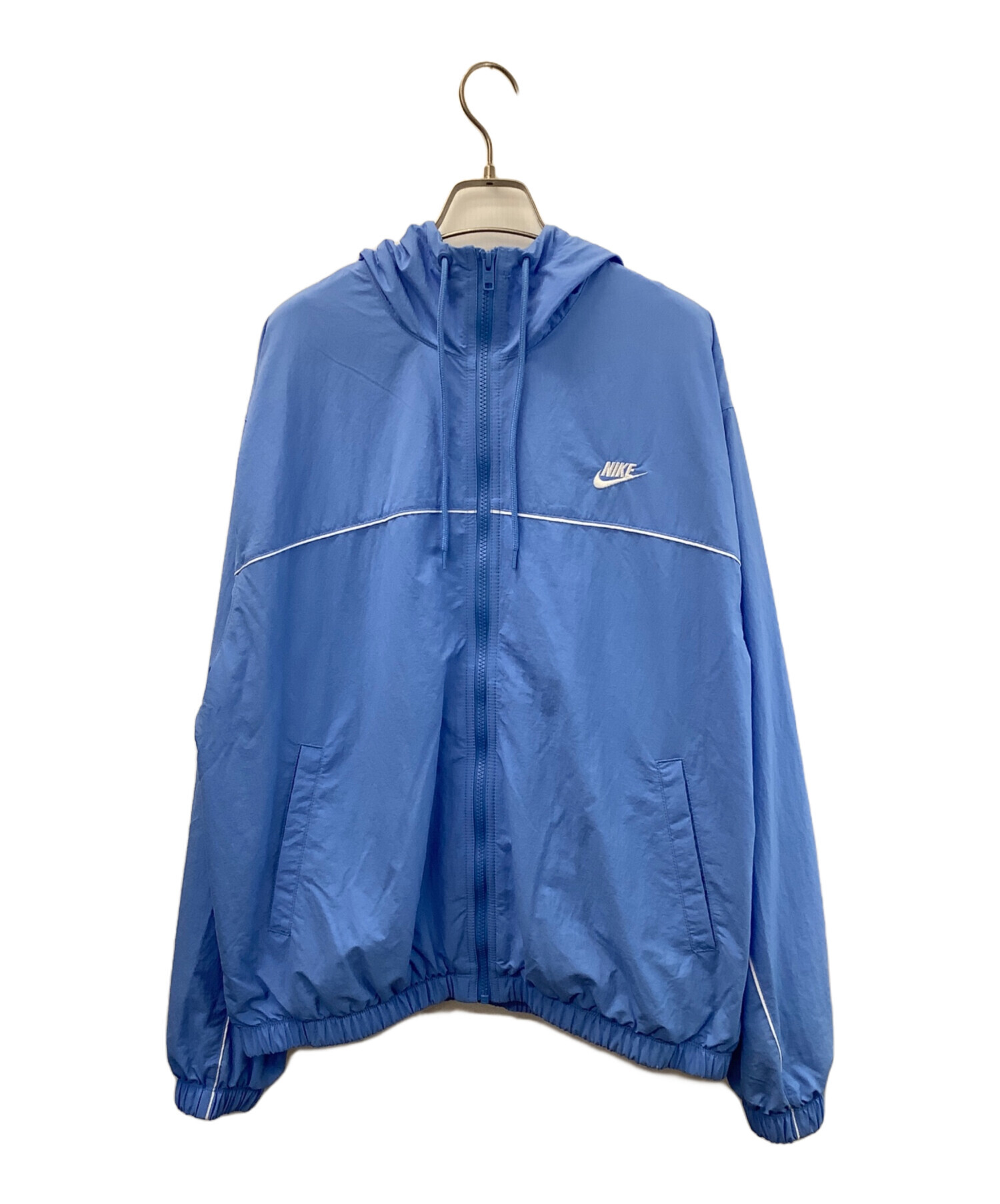 中古・古着通販】NIKE (ナイキ) ナイロンパーカー スカイブルー サイズ