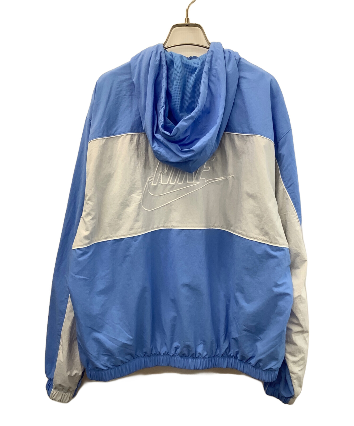 中古・古着通販】NIKE (ナイキ) ナイロンパーカー スカイブルー サイズ