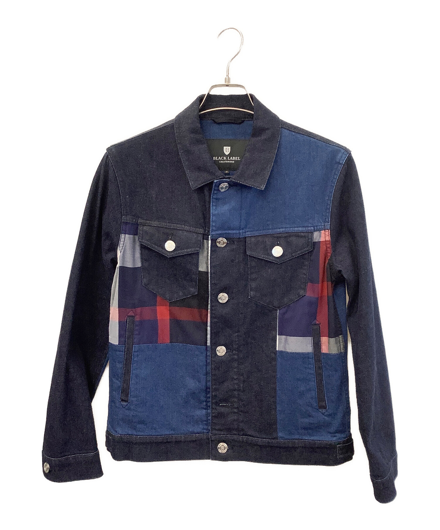 BLACK LABEL CRESTBRIDGE デニムジャケット Lサイズ 中古・古着通販】BLACK LABEL CRESTBRIDGE (ブラックレーベル クレスト