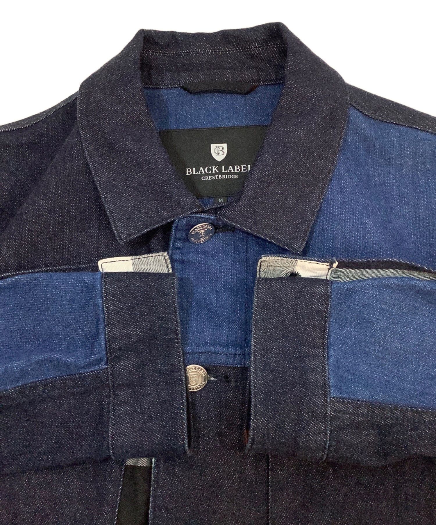 【定価5.5万】ブラックレーベルクレストブリッジ　デニムジャケット Gジャン M 定価5.5万】ブラックレーベルクレストブリッジ デニムジャケット Gジャン M
