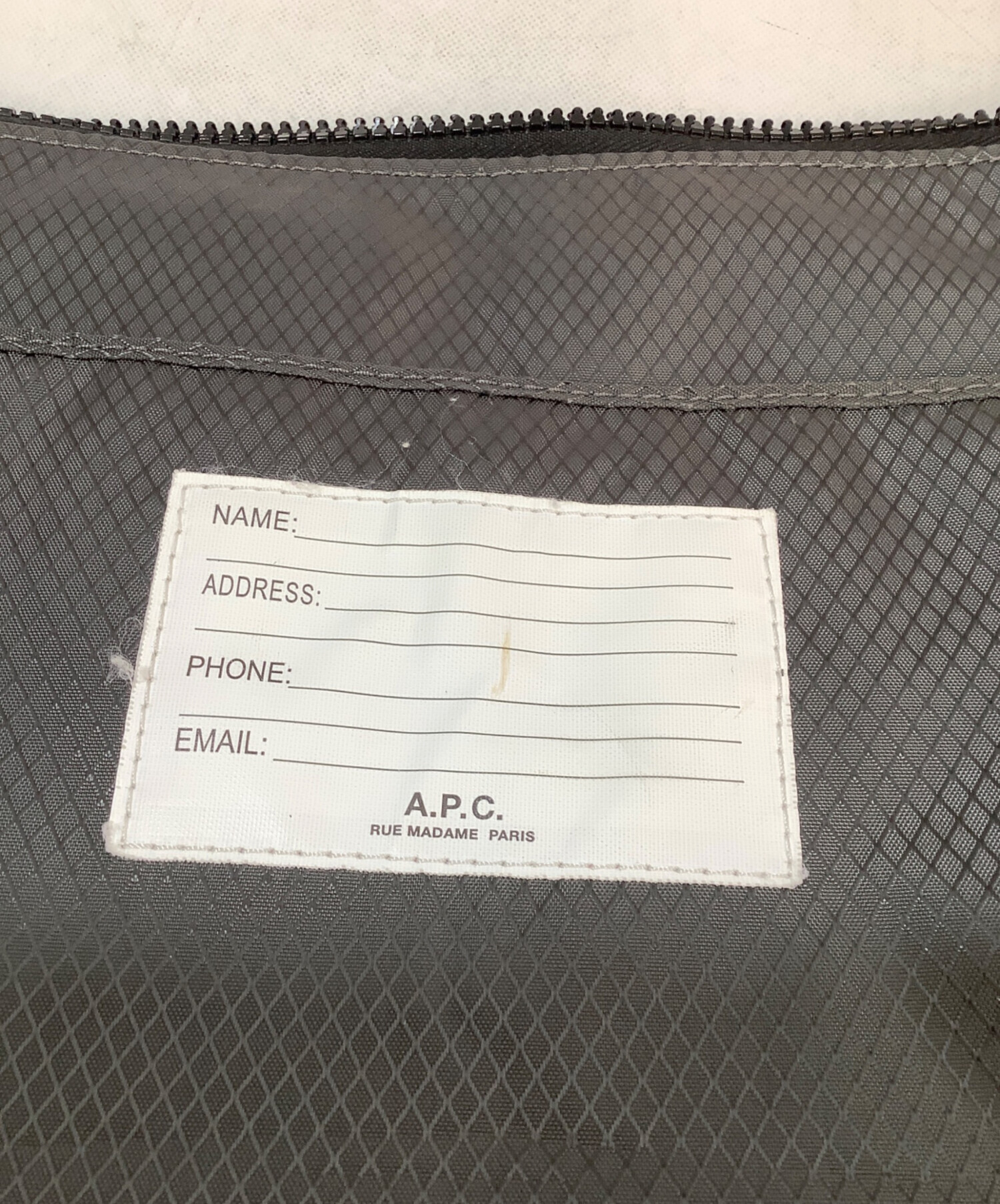 中古・古着通販】A.P.C. (アーペーセー) ショルダーバッグ グレー