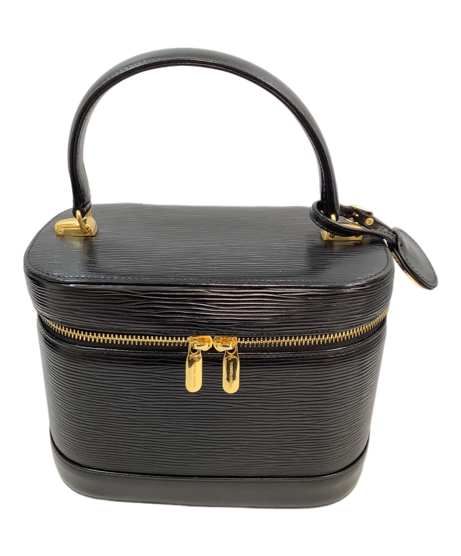 良品✨ヴァレンティノ ガラヴァーニ バニティバッグ レザー ブラック 中古・古着通販】VALENTINO GARAVANI (ヴァレンティノ