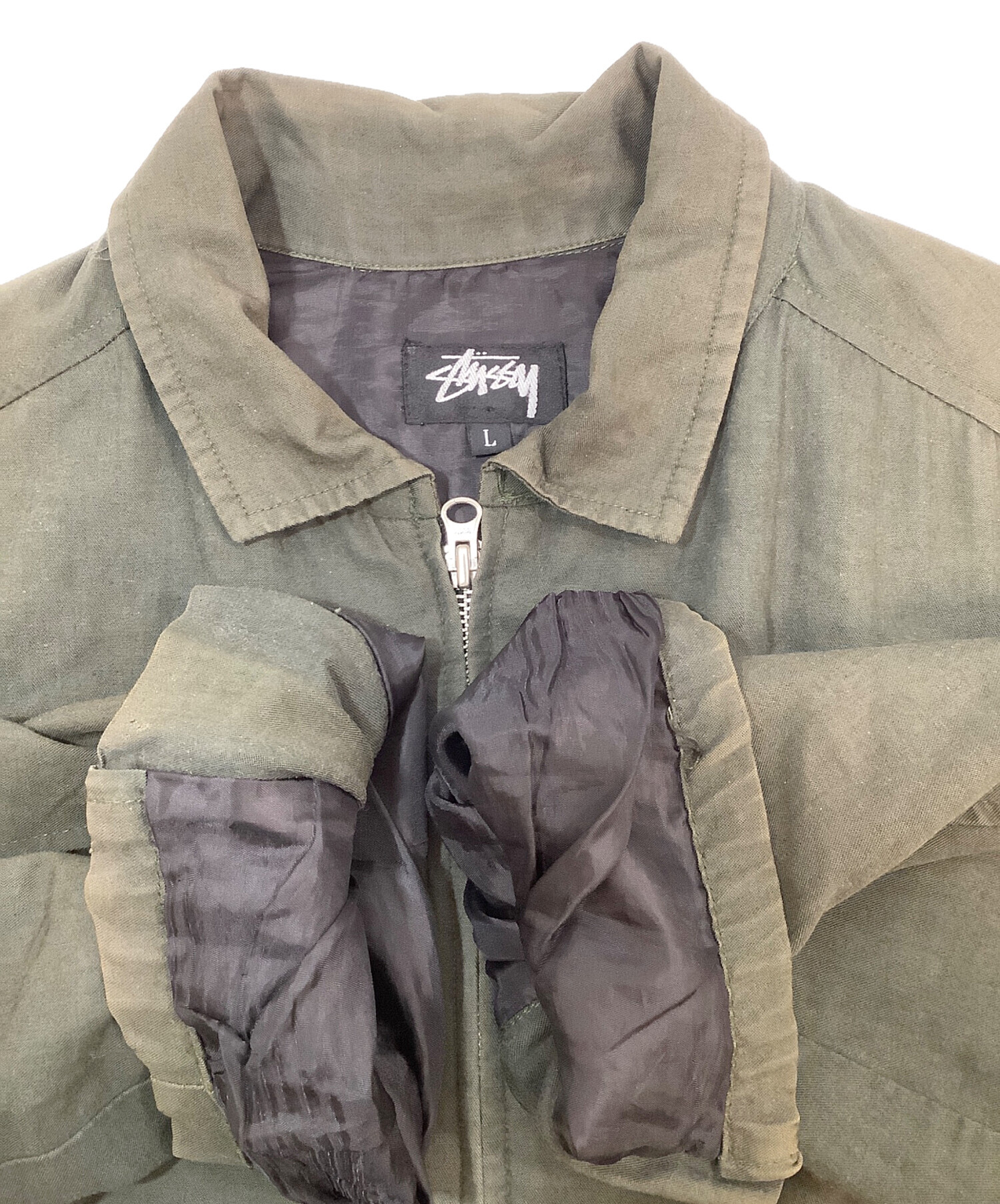 中古・古着通販】stussy (ステューシー) ジャケット グリーン