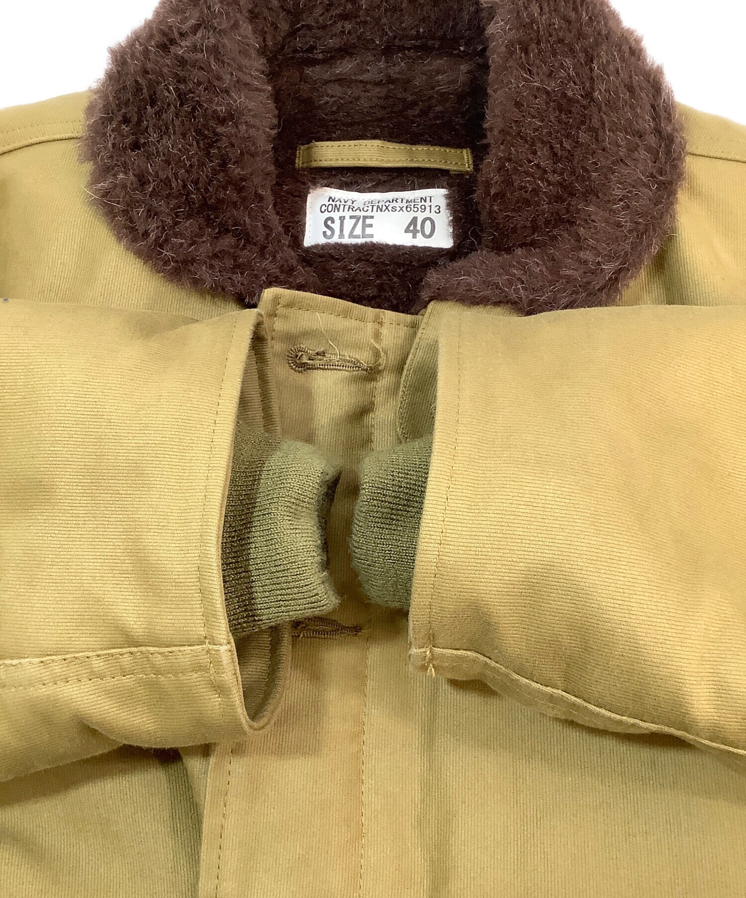 中古・古着通販】waiper (ワイパー) N-1デッキジャケット カーキ