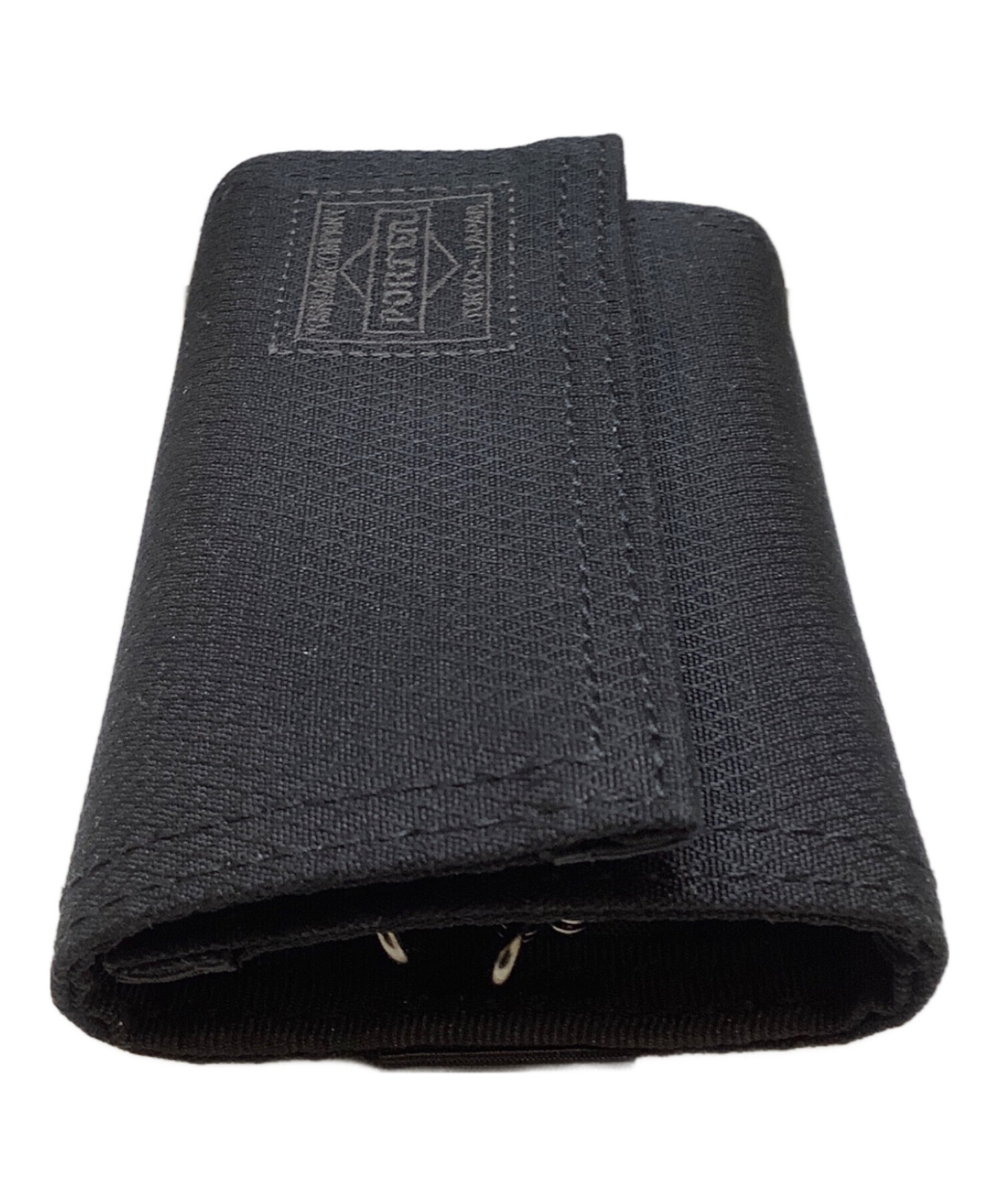 【未使用保管】ポーター コンパクト ホイッスル レザー キーフック付き 中古・古着通販】PORTER (ポーター) キーケース ブラック｜ブランド