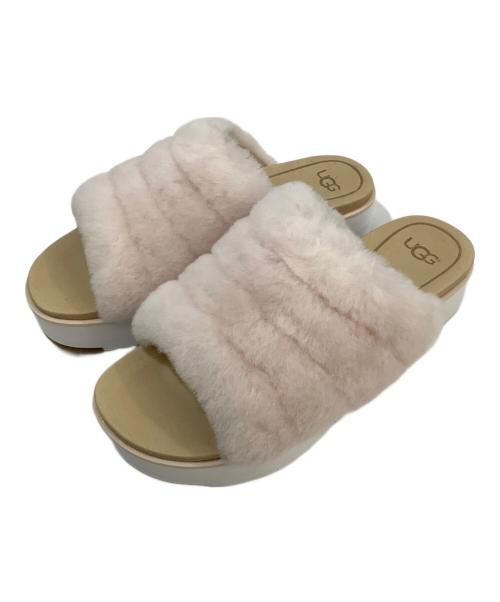 中古・古着通販】UGG (アグ) ムートンサンダル ピンク サイズ:23.5cm
