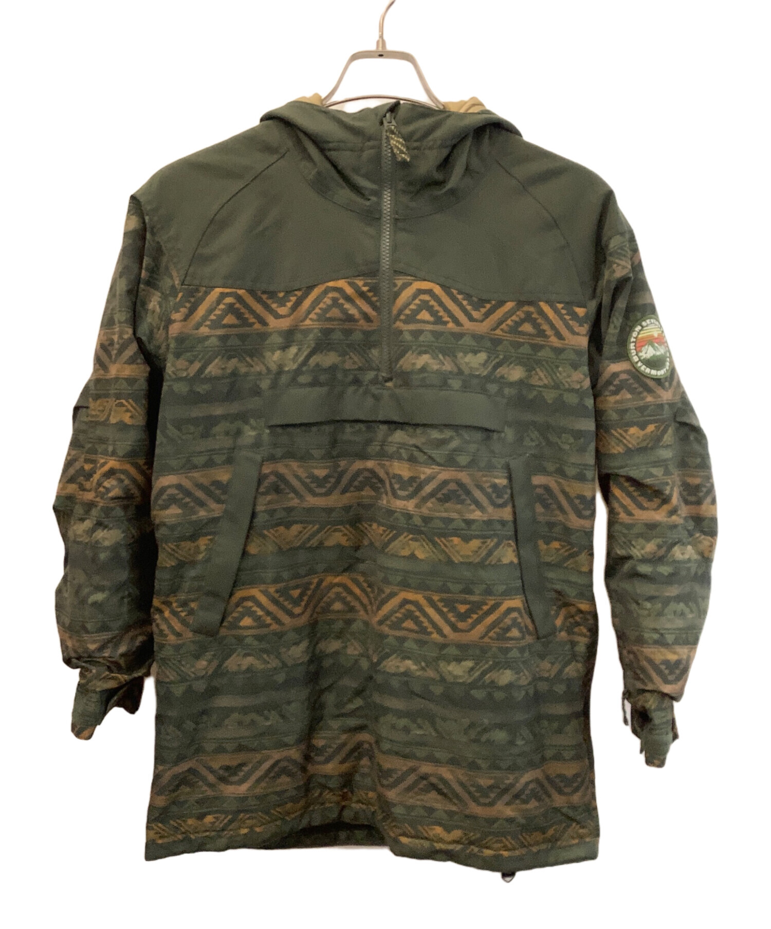 中古・古着通販】BURTON (バートン) アノラックパーカー グリーン
