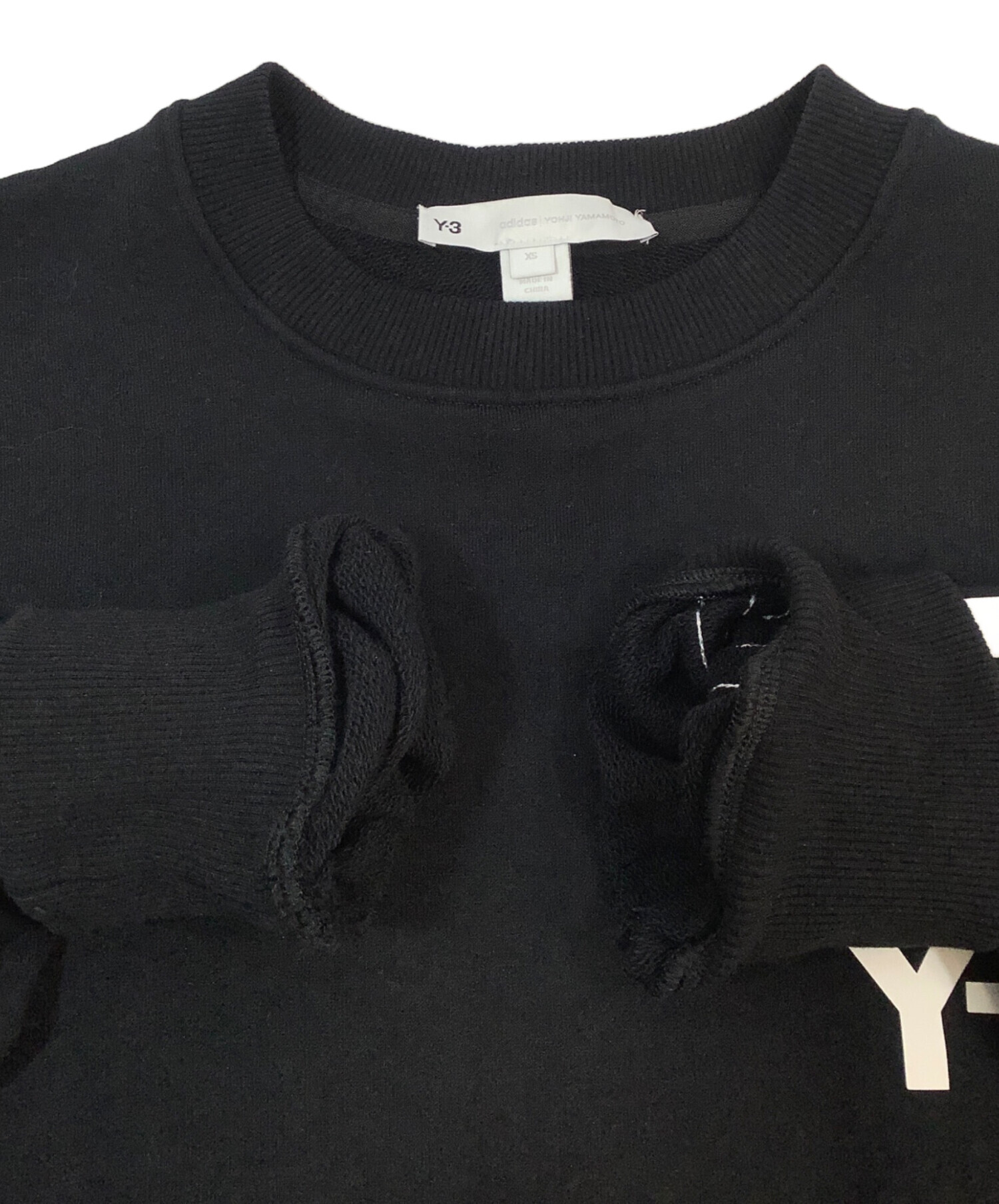 【新品・タグ付】Y-3 ワイスリー オーバーサイズ スウェット 黒 モード系 新品・タグ付】Y-3 ワイスリー オーバーサイズ スウェット 黒 モード系