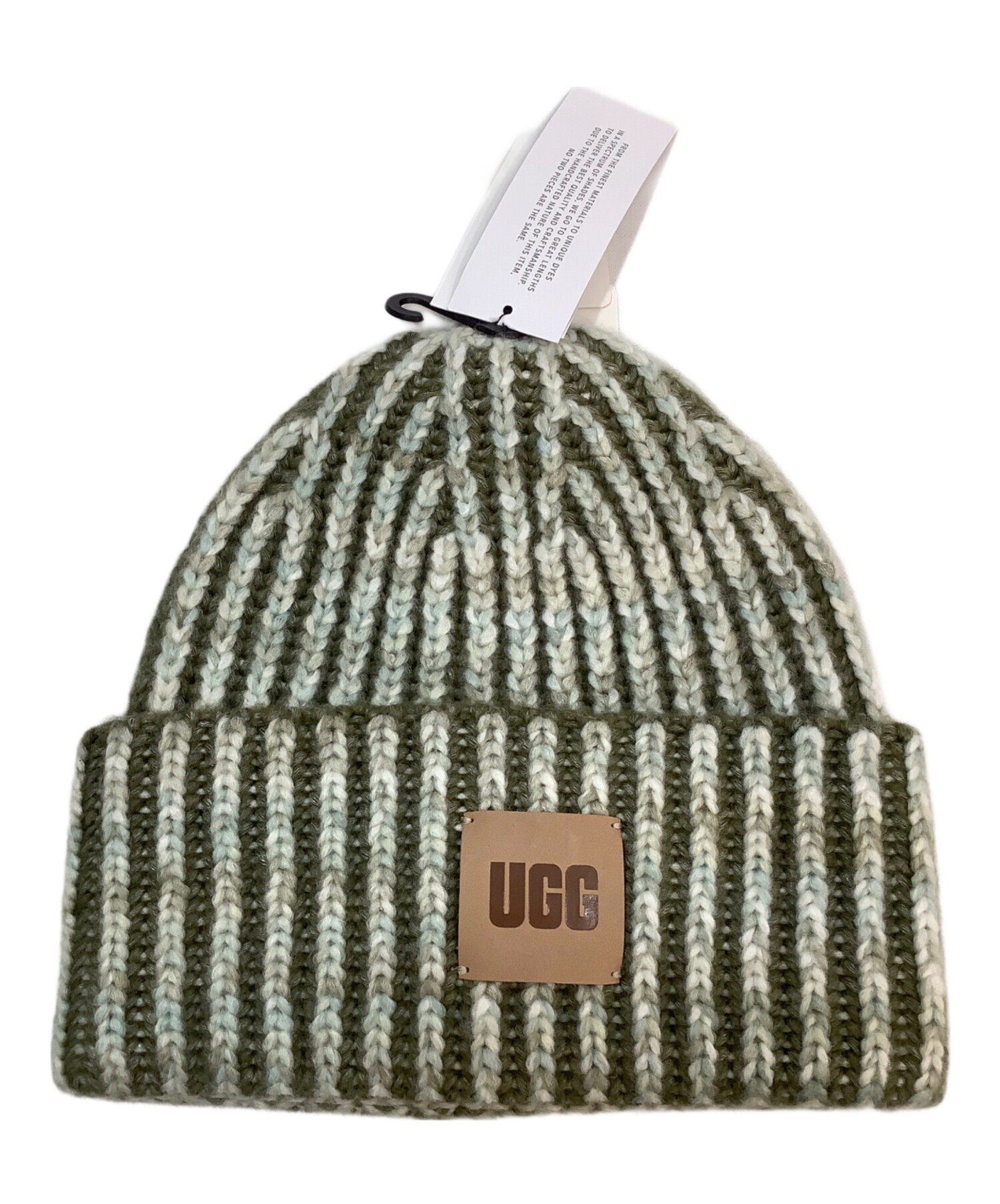 中古・古着通販】UGG (アグ) ニットキャップ グリーン 未使用品