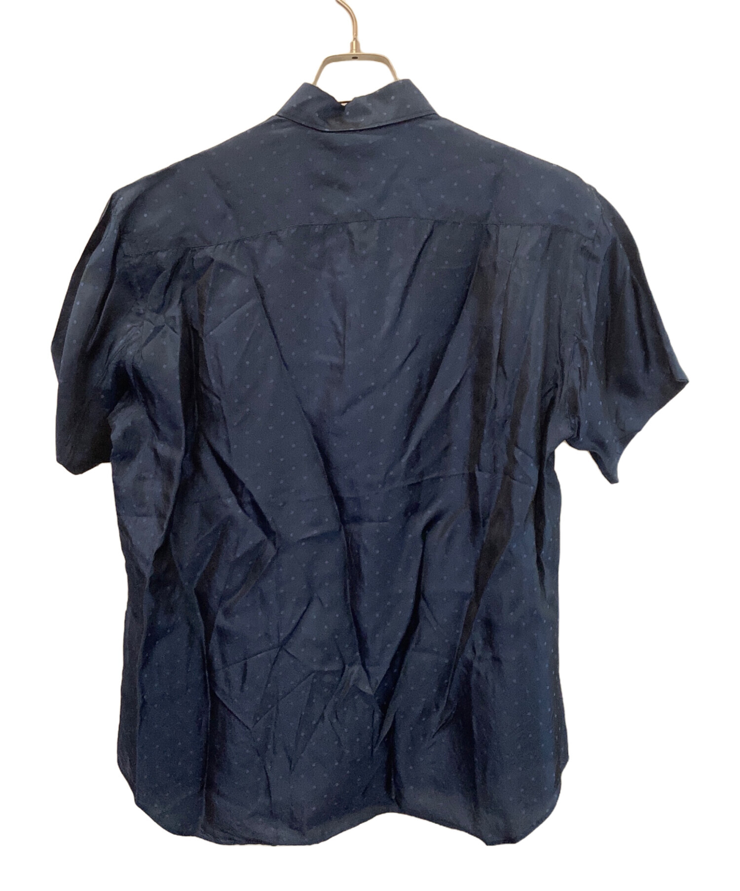 COMME des GARÇONS SHIRT 半袖シャツ ネイビー 中古・古着通販】COMME des GARCONS SHIRT (コムデギャルソンシャツ