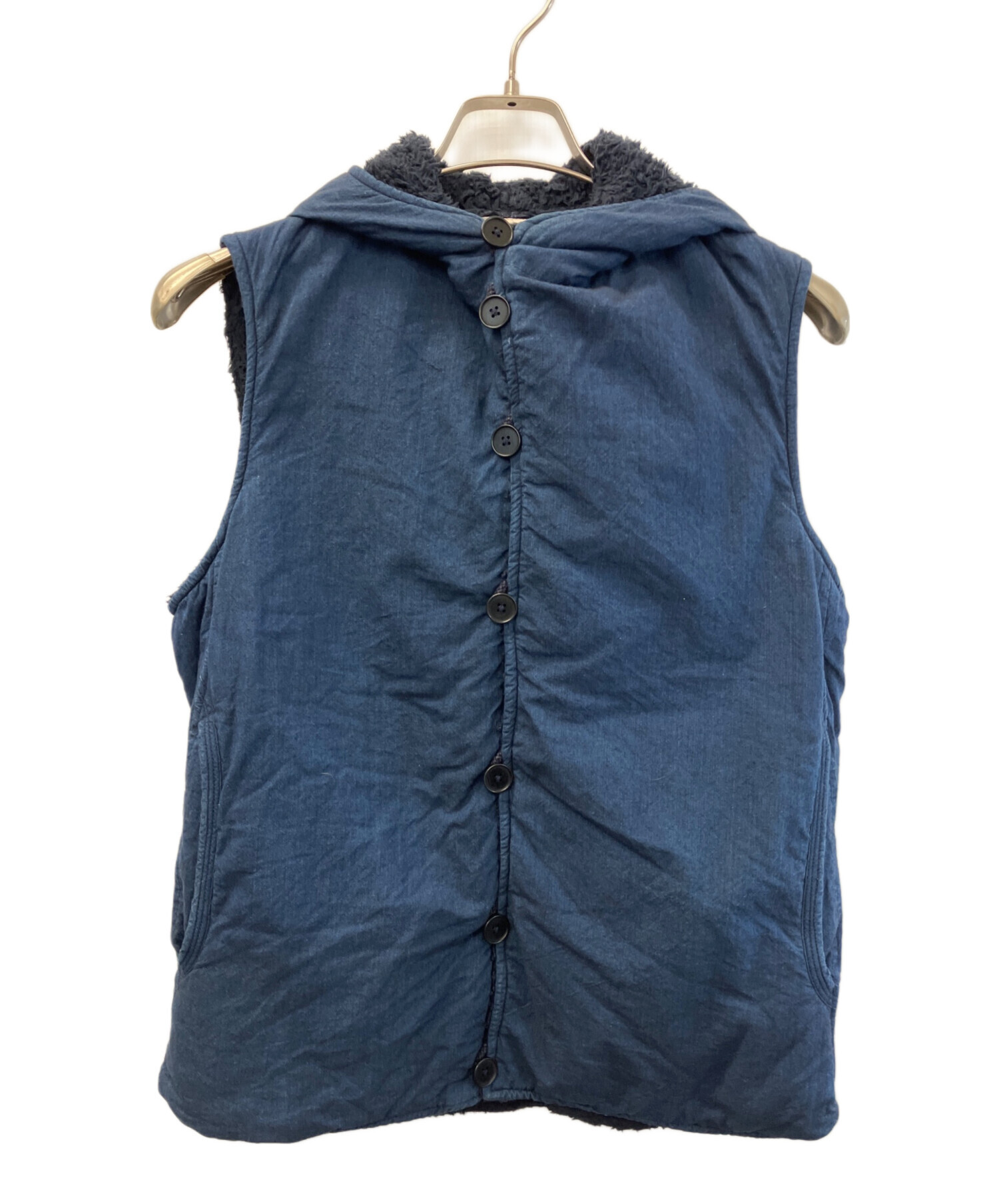 中古・古着通販】REMILLA (レミーラ) ボアベスト インディゴ サイズ:M