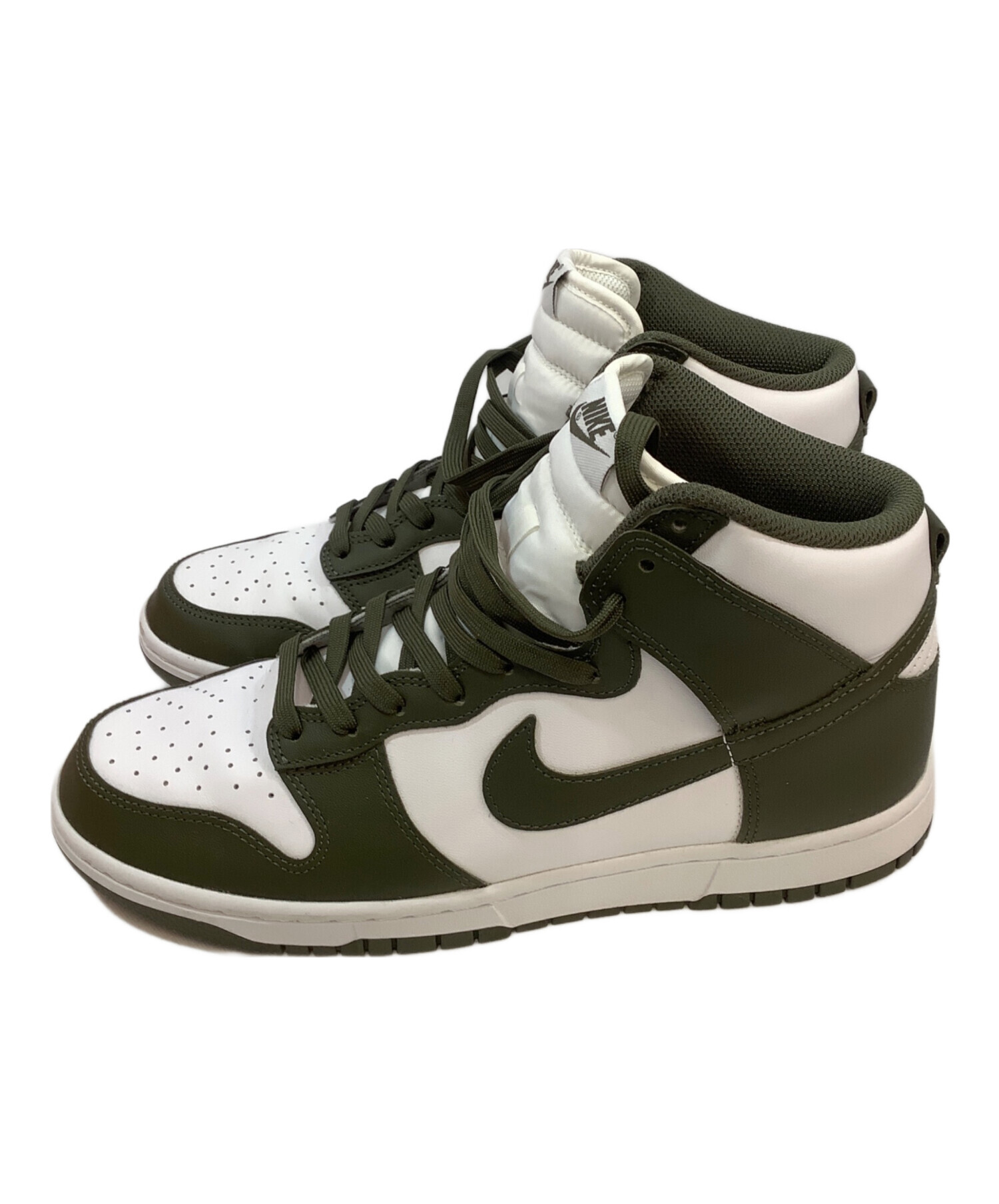 中古・古着通販】NIKE (ナイキ) DUNK HI RETRO グリーン×ホワイト 