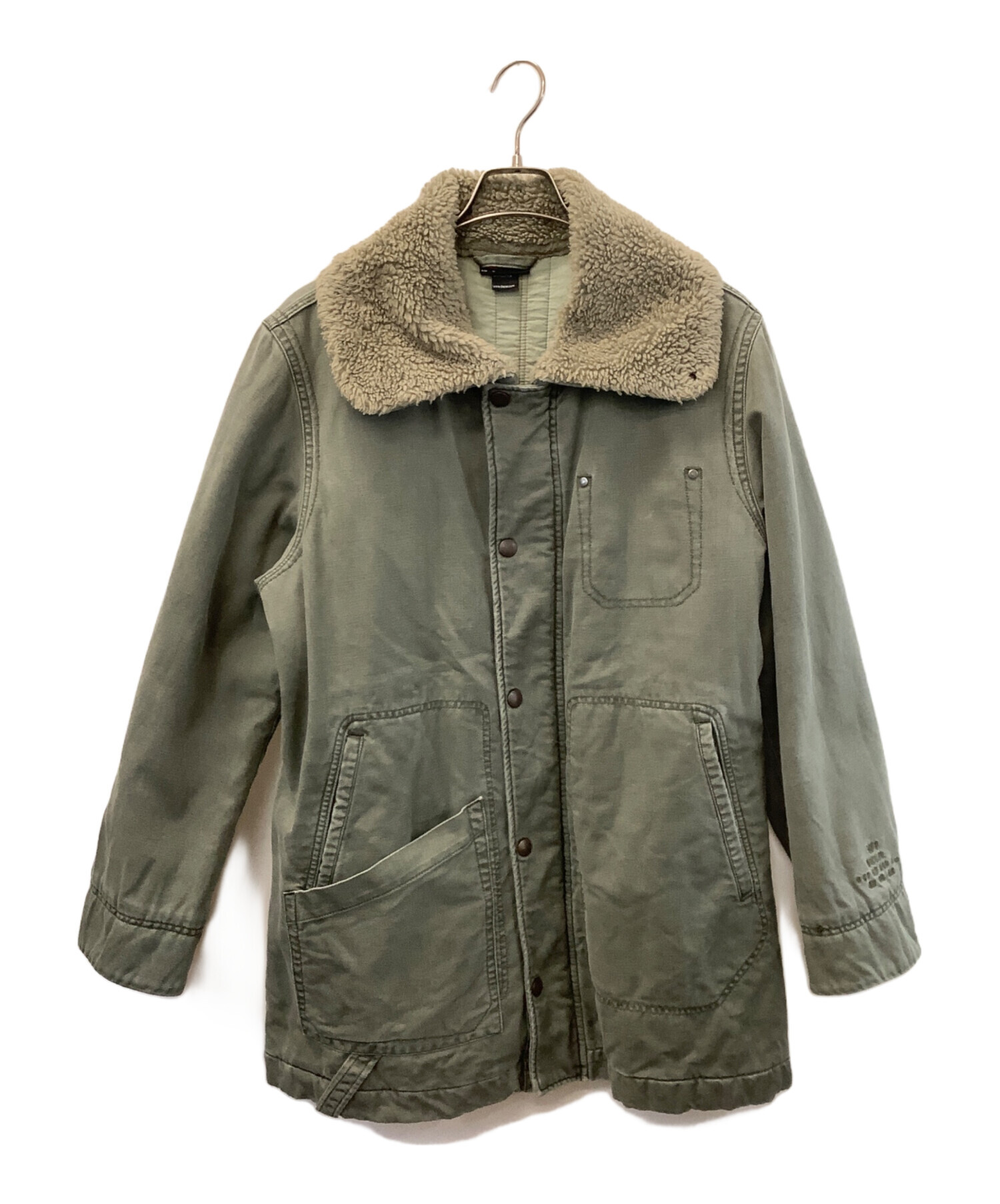 中古・古着通販】DIESEL (ディーゼル) ボアランチコート グレー サイズ