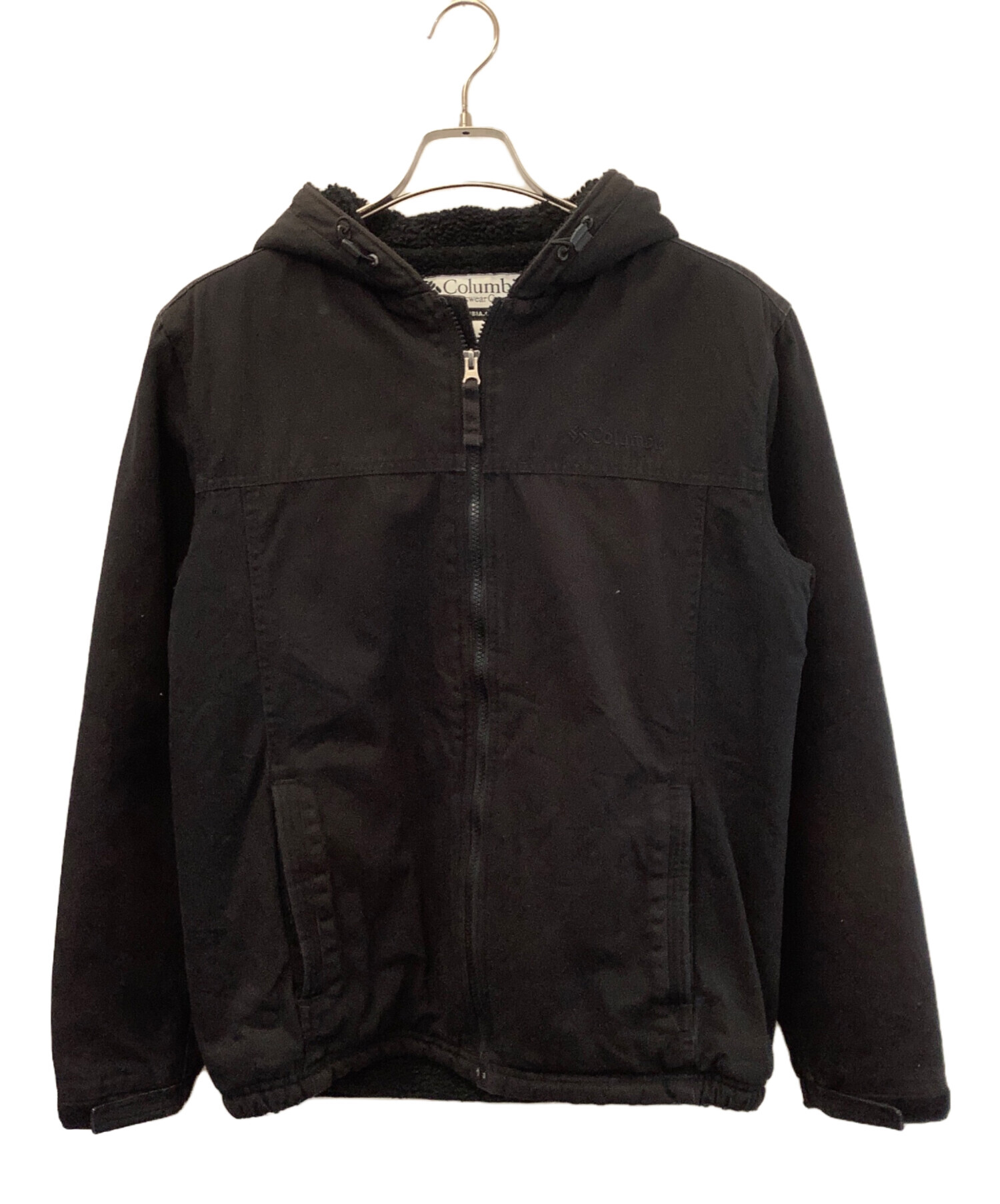 中古・古着通販】Columbia (コロンビア) ダック地パーカー ブラック 