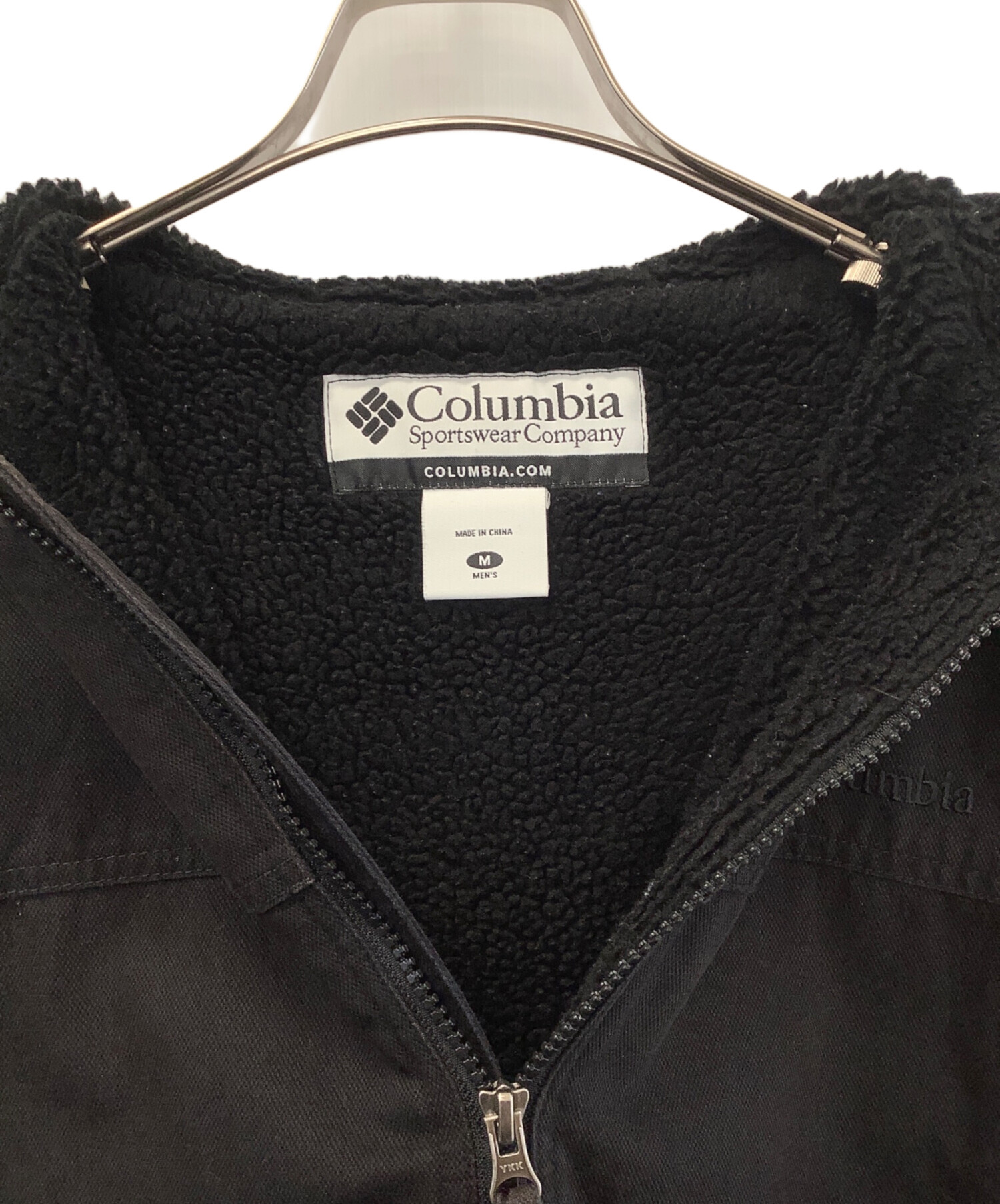 中古・古着通販】Columbia (コロンビア) ダック地パーカー ブラック 