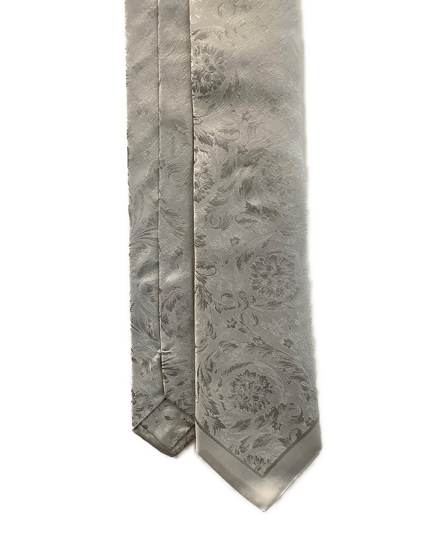 中古・古着通販】VERSACE (ヴェルサーチェ) ネクタイ グレー サイズ