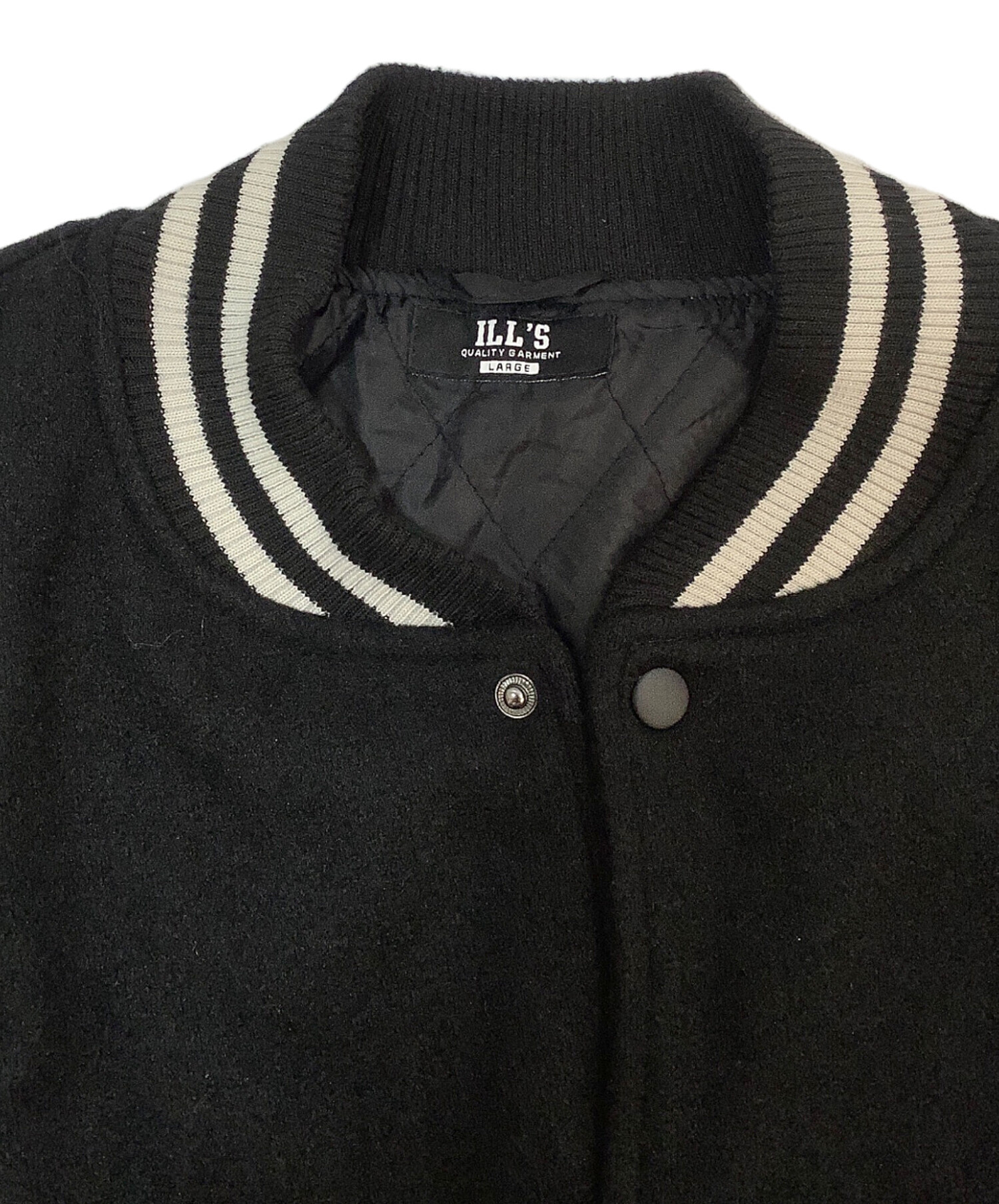 中古・古着通販ILL\u0027S (イルズ) スタジャン ブラック サイズ:L