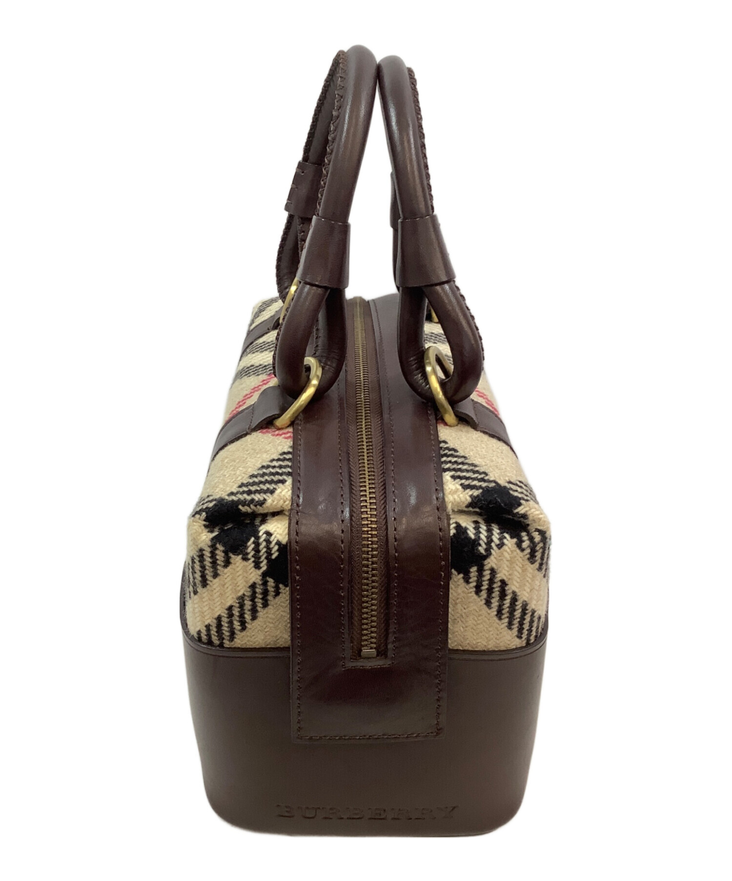 中古・古着通販】BURBERRY (バーバリー) ボストンバッグ ベージュ