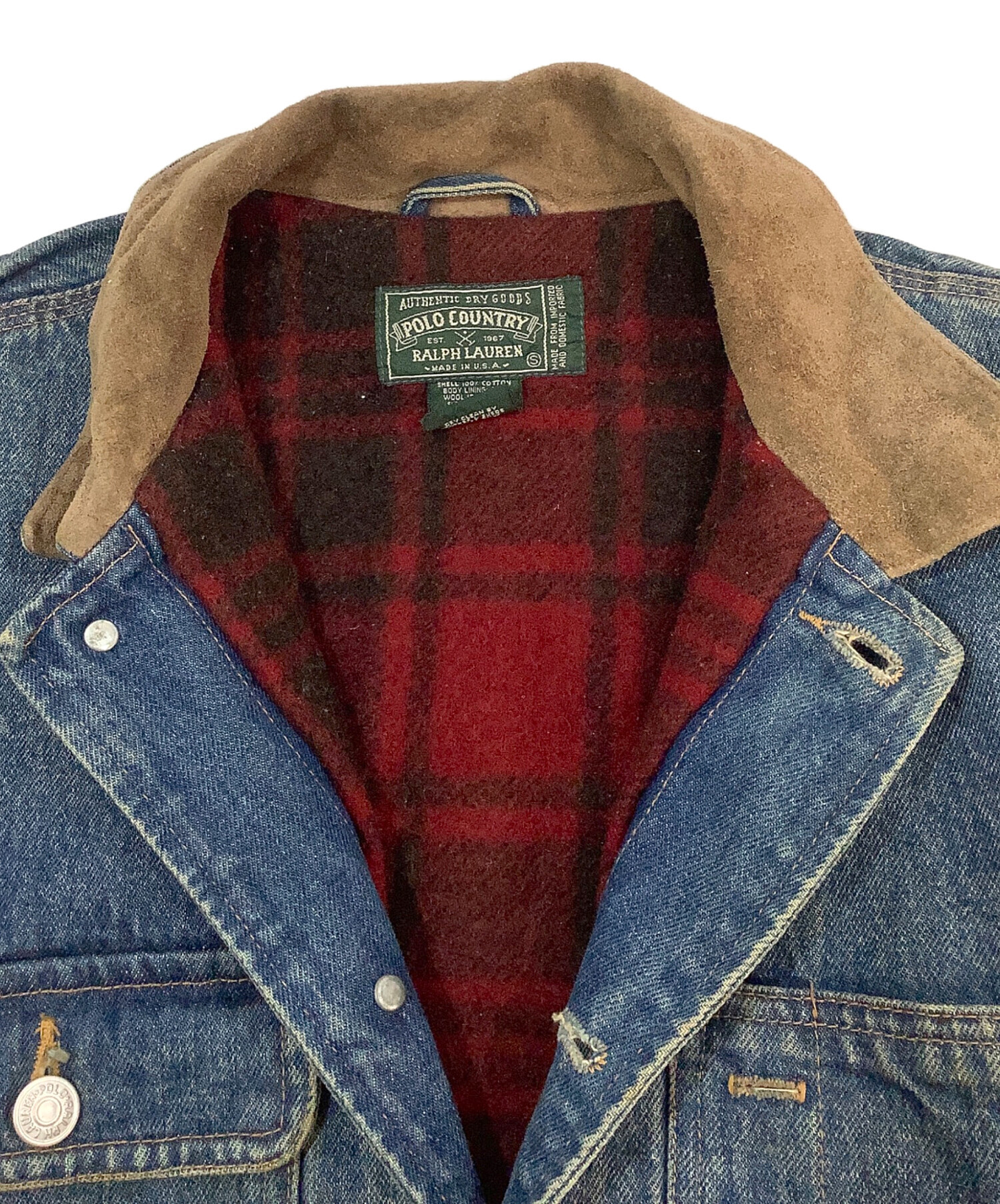 polo country ポロカントリー　デニムジャケット　Lサイズ　USA製 polo country ポロカントリー デニムジャケット Lサイズ USA製 楽天