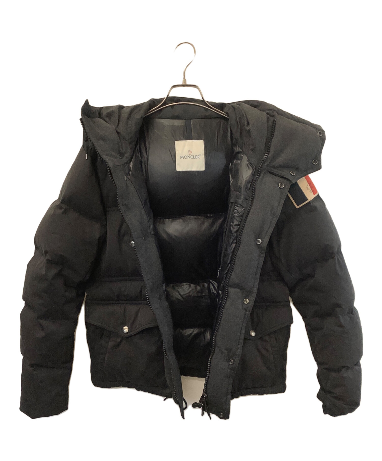 中古・古着通販】MONCLER (モンクレール) ダウンジャケット ブラック