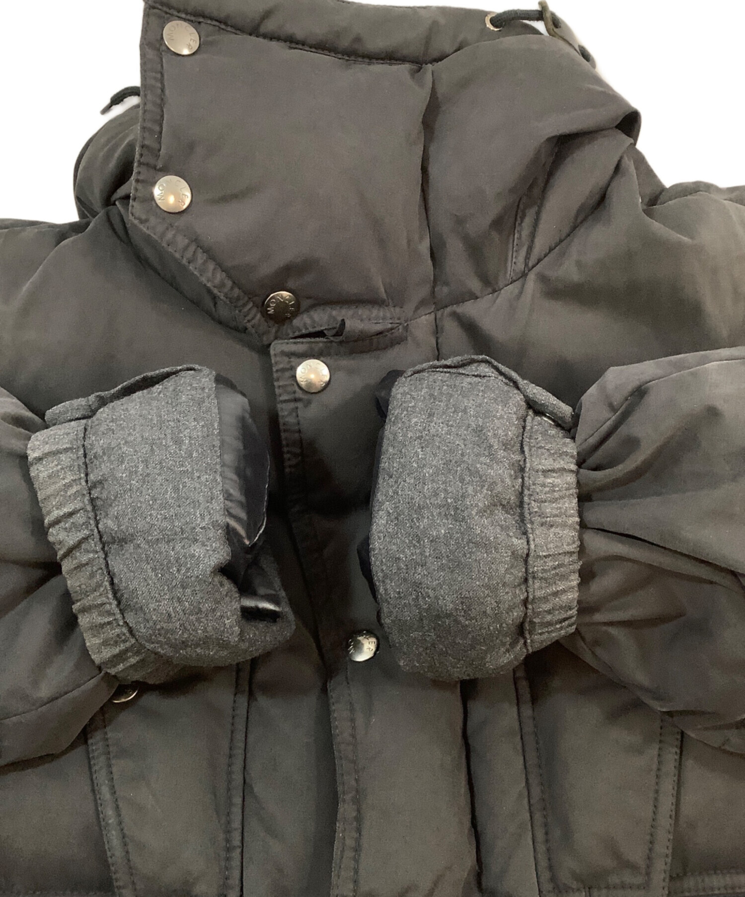 中古・古着通販】MONCLER (モンクレール) ダウンジャケット ブラック