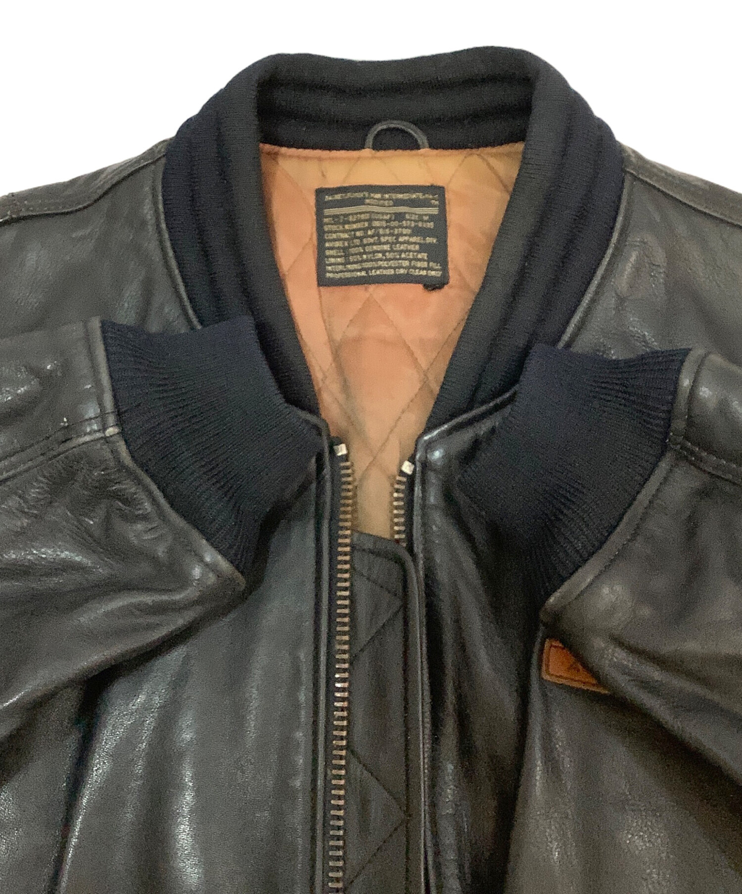 中古・古着通販】AVIREX (アヴィレックス) レザーMA-1ジャケット