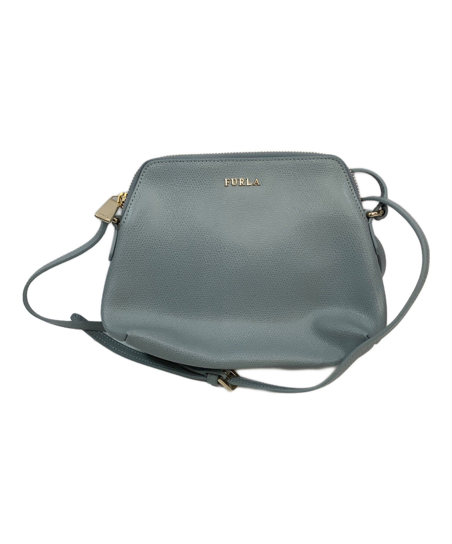 中古・古着通販】FURLA (フルラ) ショルダーバッグ スカイブルー 