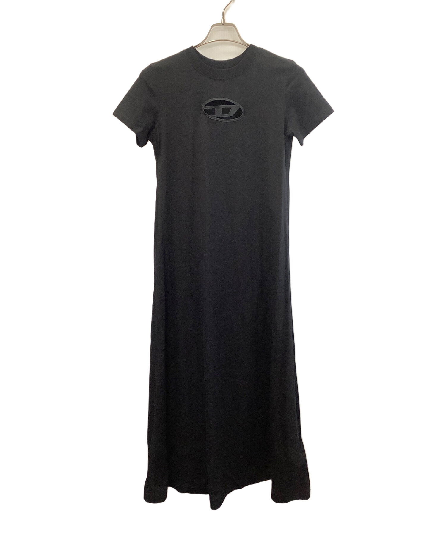 中古・古着通販】DIESEL (ディーゼル) 半袖ワンピース ブラック サイズ