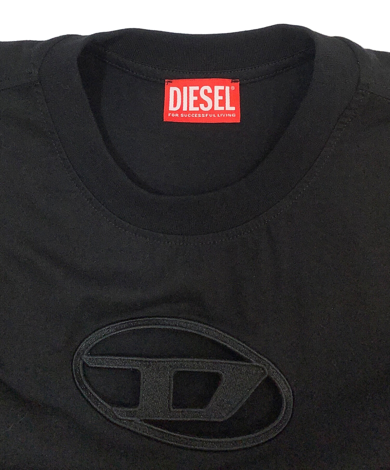 中古・古着通販】DIESEL (ディーゼル) 半袖ワンピース ブラック サイズ