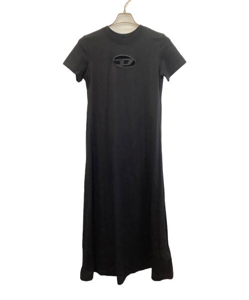 中古・古着通販】DIESEL (ディーゼル) 半袖ワンピース ブラック サイズ