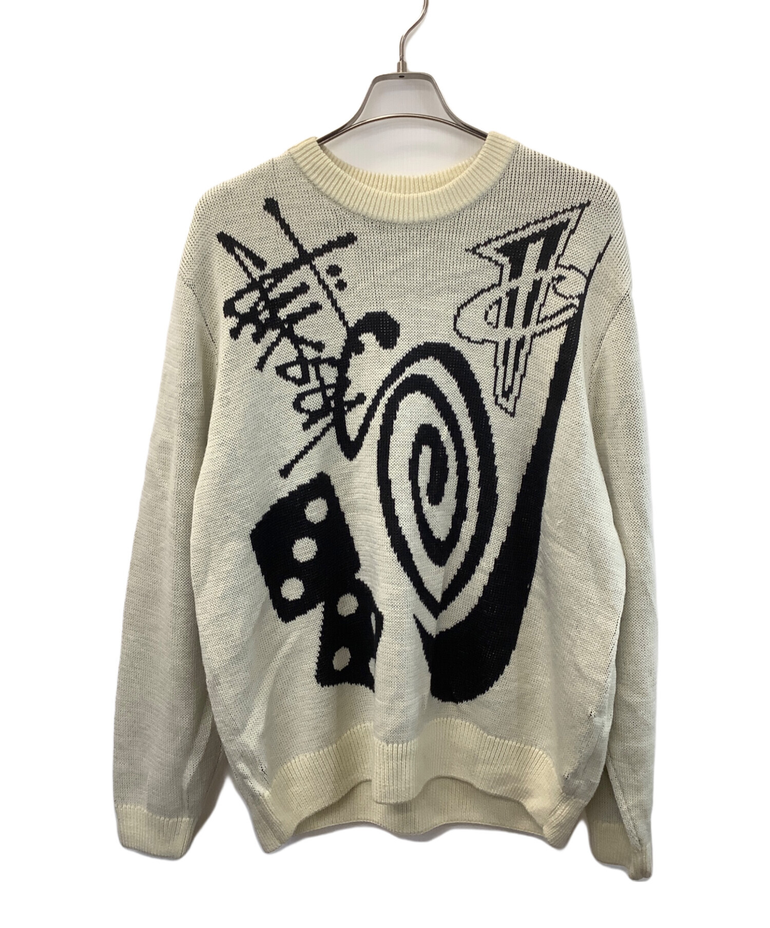 中古・古着通販】NIKE (ナイキ) stussy (ステューシー) 厚手ニット 