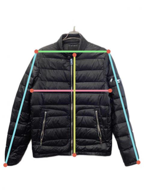 中古・古着通販】PRADA (プラダ) ダウンジャケット ブラック サイズ:52