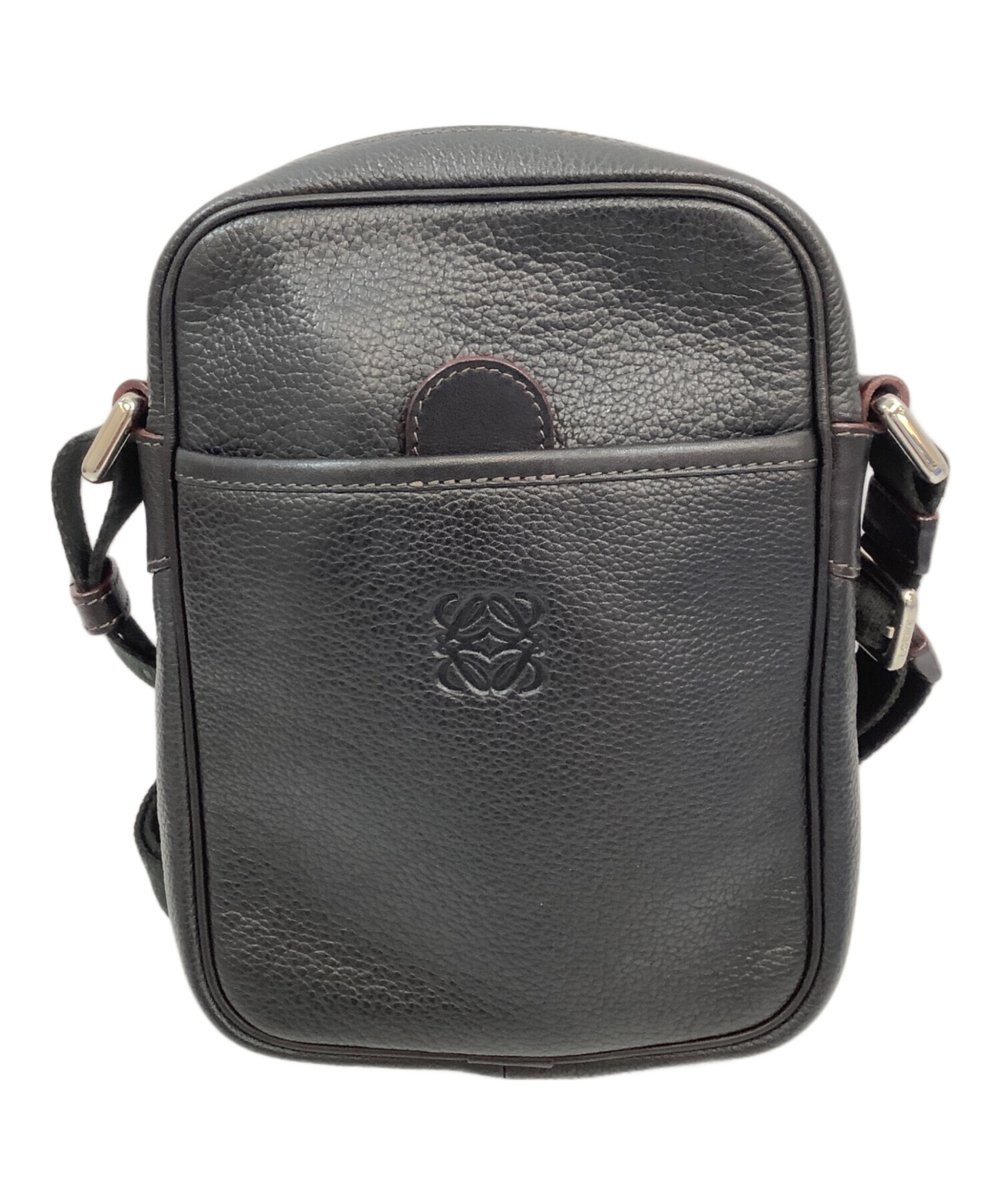 中古・古着通販】LOEWE (ロエベ) ショルダーバッグ ブラック｜ブランド 