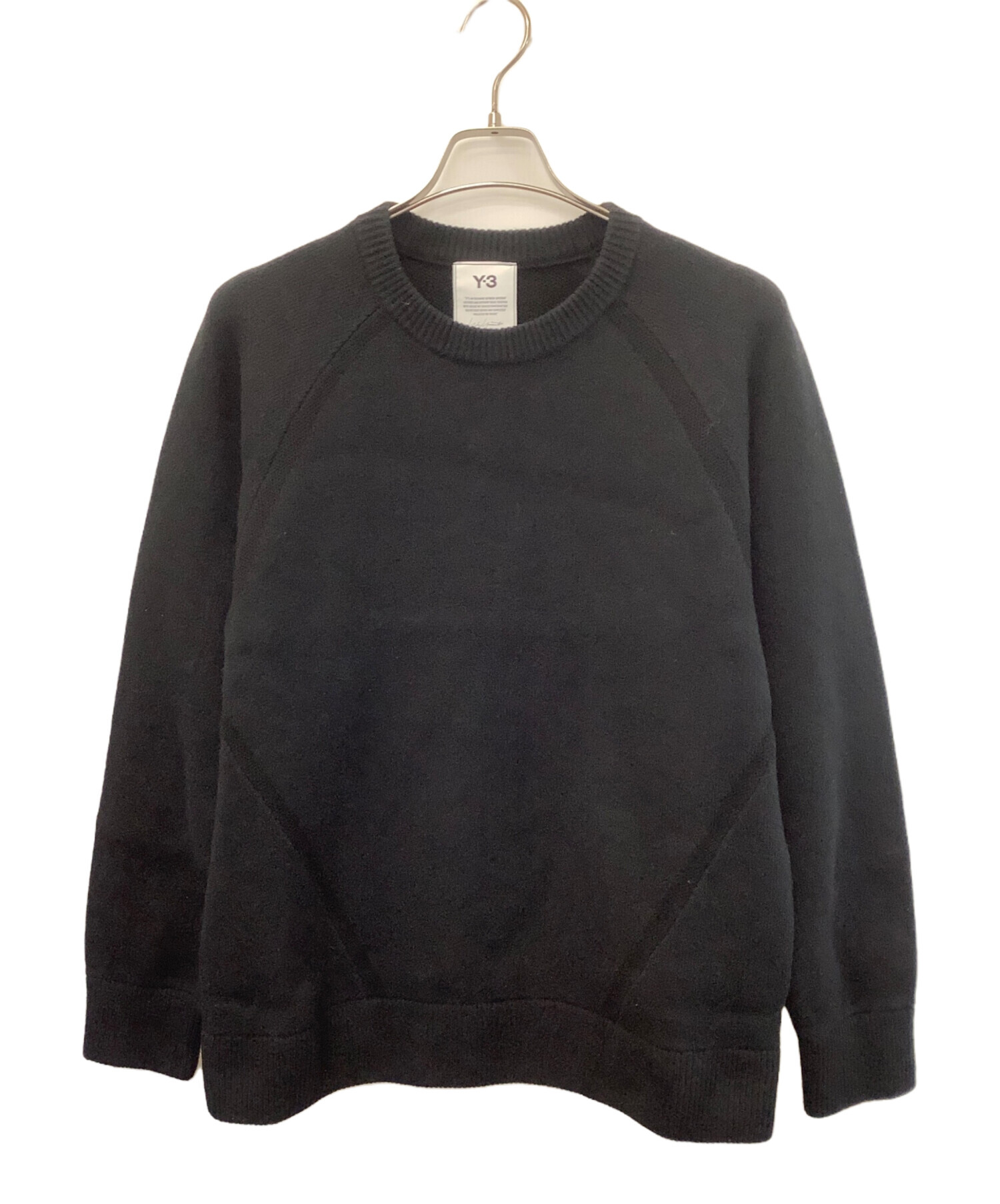 中古・古着通販】Y-3 (ワイスリー) 厚手ニット ブラック サイズ:S 