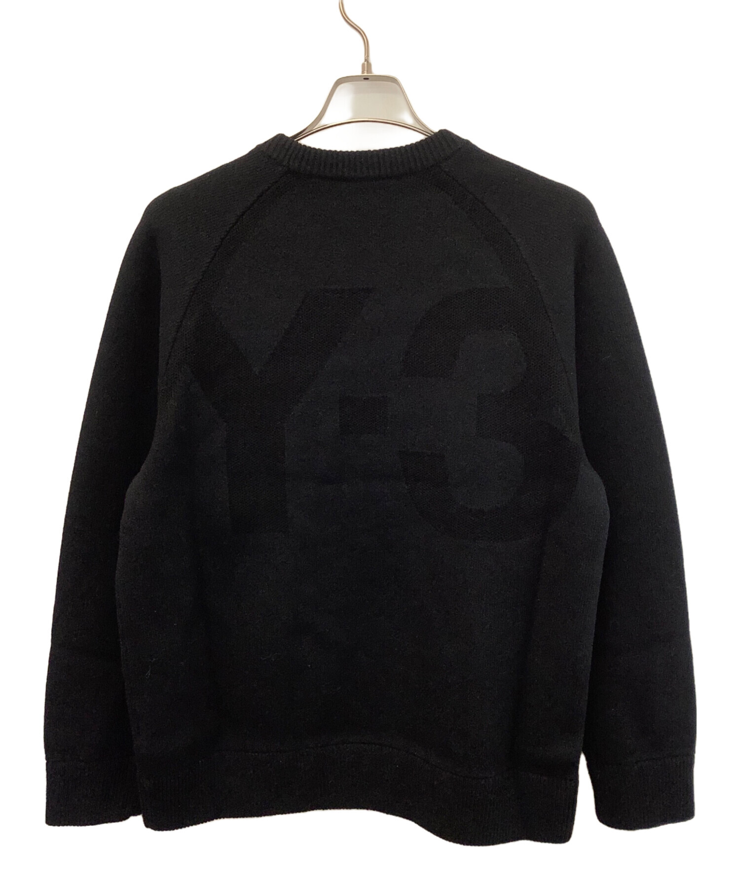 【正規品】Y-3 ワイスリー ロゴ セーター Sサイズ 新品未使用 中古・古着通販】Y-3 (ワイスリー) 厚手ニット ブラック サイズ:S