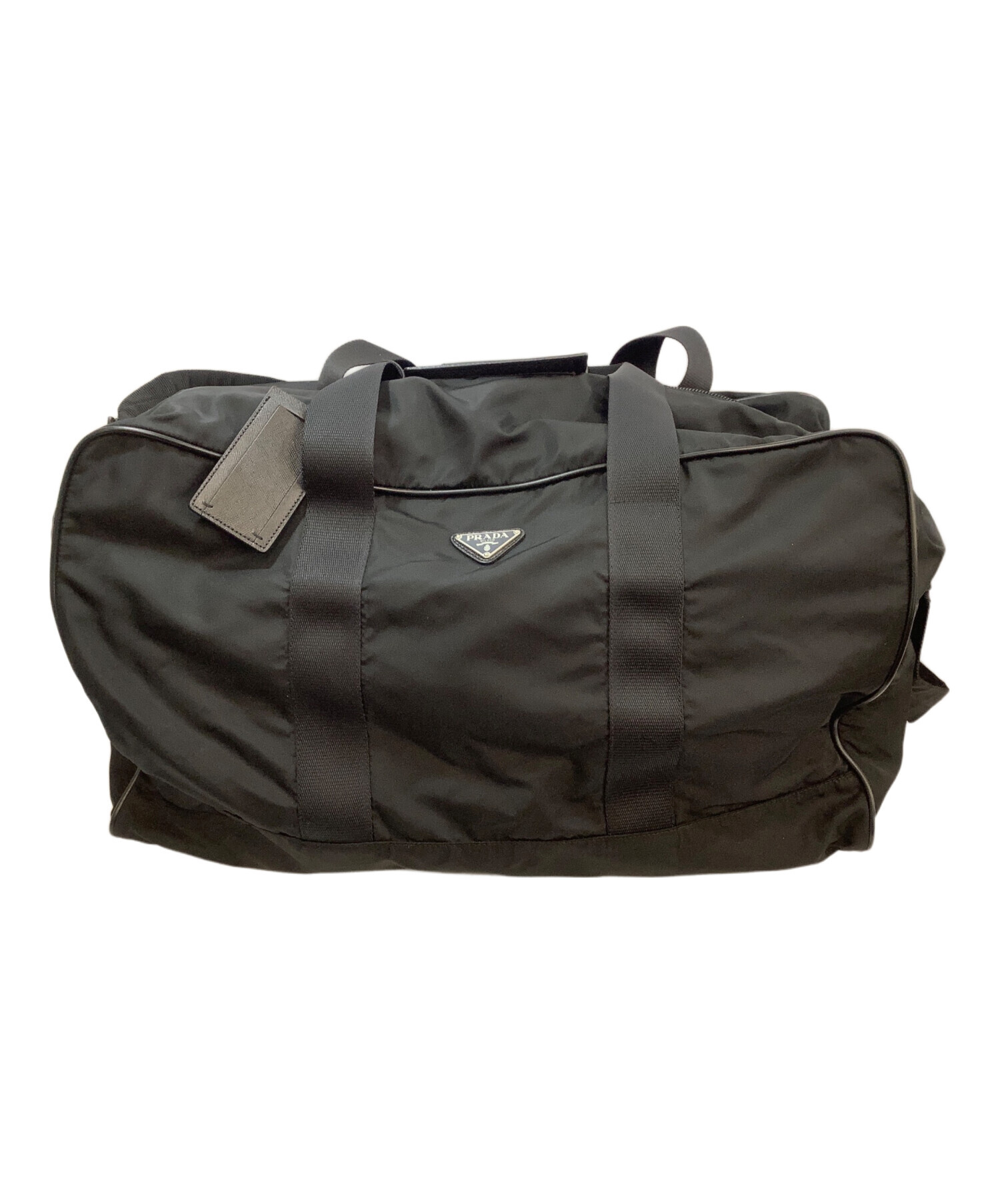 中古・古着通販】PRADA (プラダ) ナイロンボストンバッグ ブラック