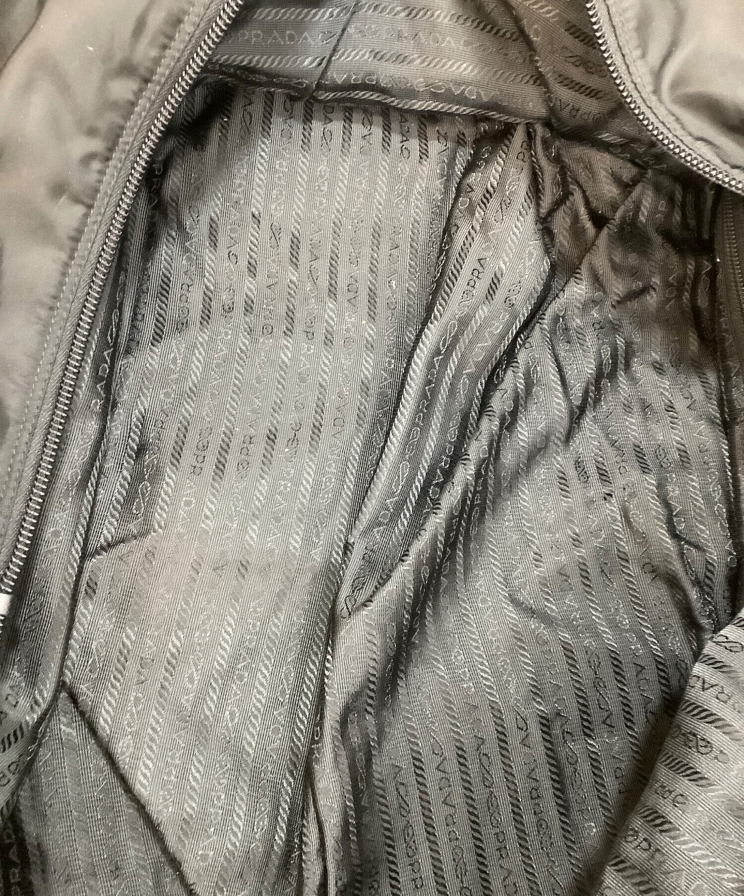 中古・古着通販】PRADA (プラダ) ナイロンボストンバッグ ブラック
