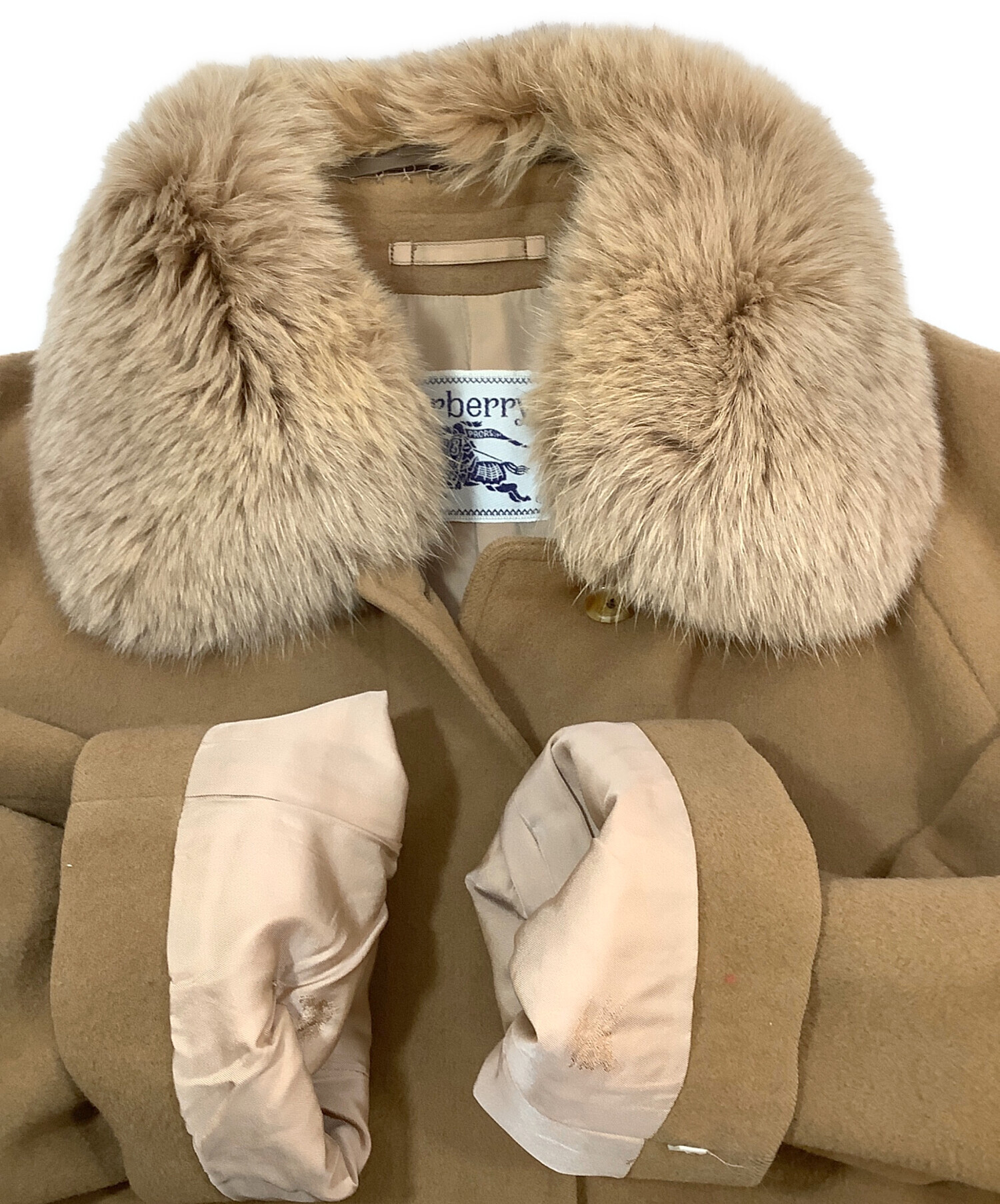 中古・古着通販】Burberry's (バーバリーズ) ウールコート ブラウン