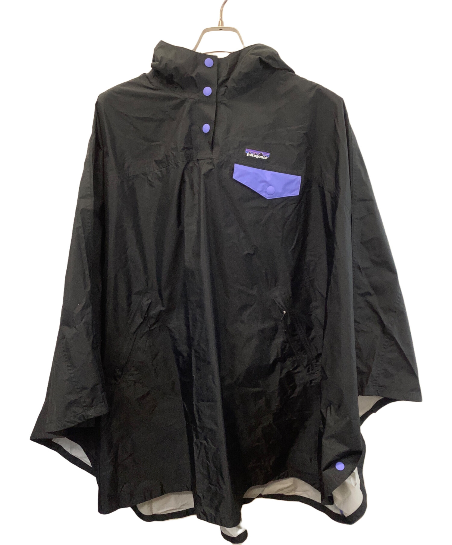 patagonia ポンチョ XS/S 中古・古着通販】Patagonia (パタゴニア) ポンチョ ブラック サイズ:XS