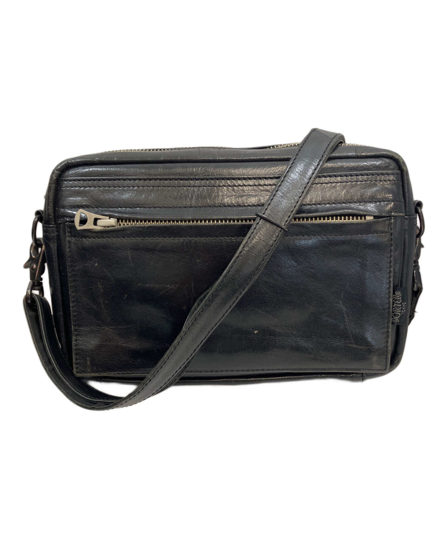 中古・古着通販】PORTER (ポーター) ショルダーバッグ ブラック