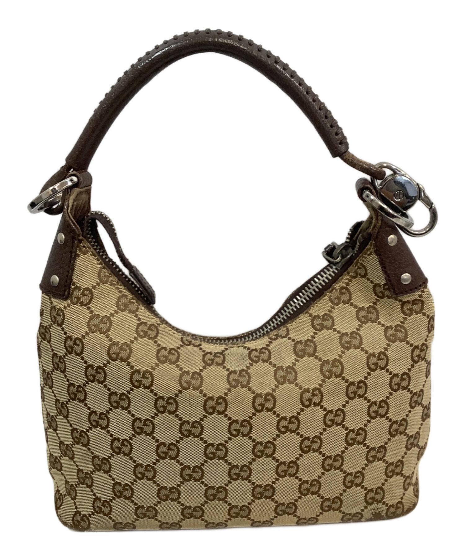 中古・古着通販】GUCCI (グッチ) ハンドバッグ ベージュ｜ブランド 