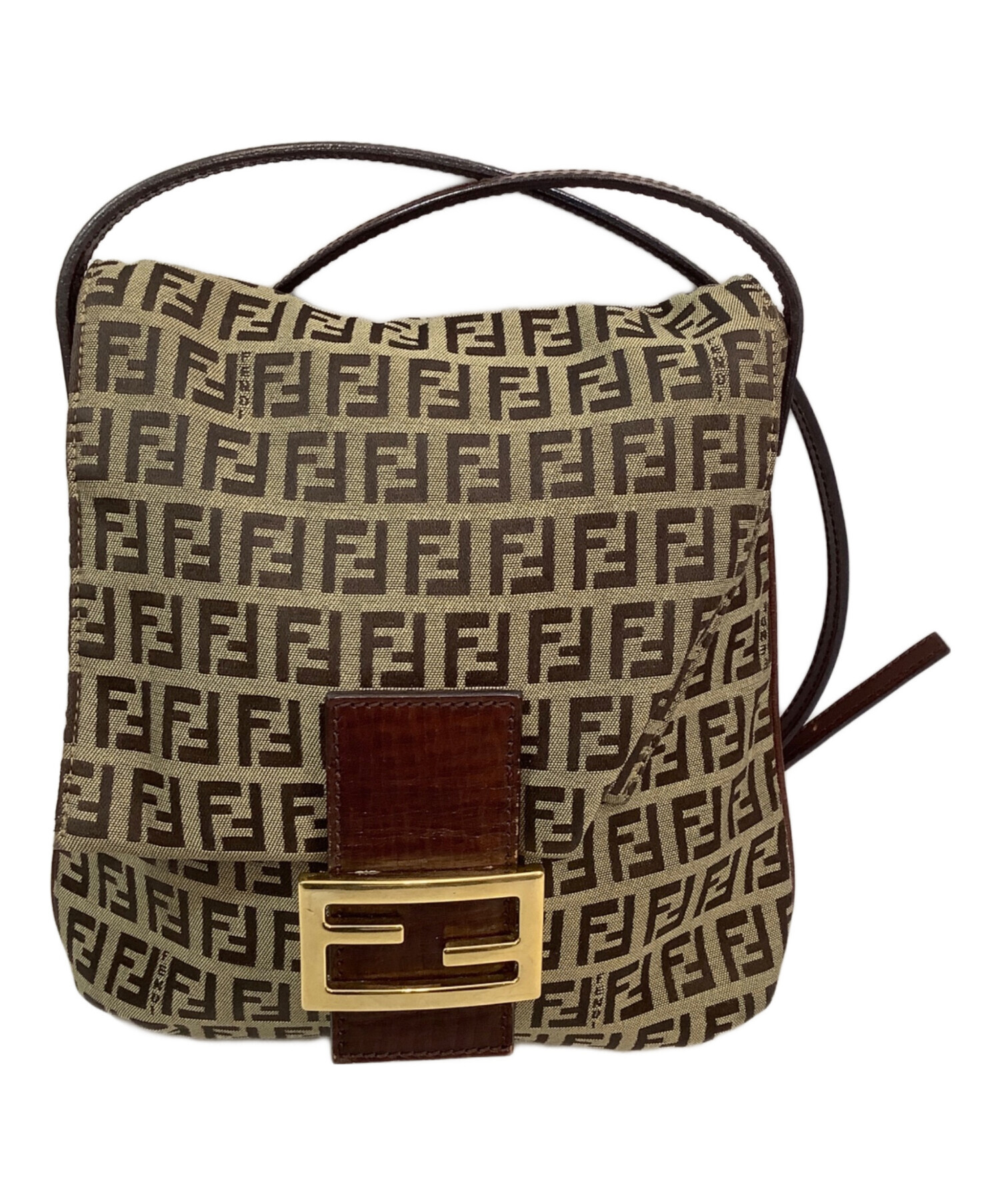 中古・古着通販】FENDI (フェンディ) ショルダーバッグ ブラウン