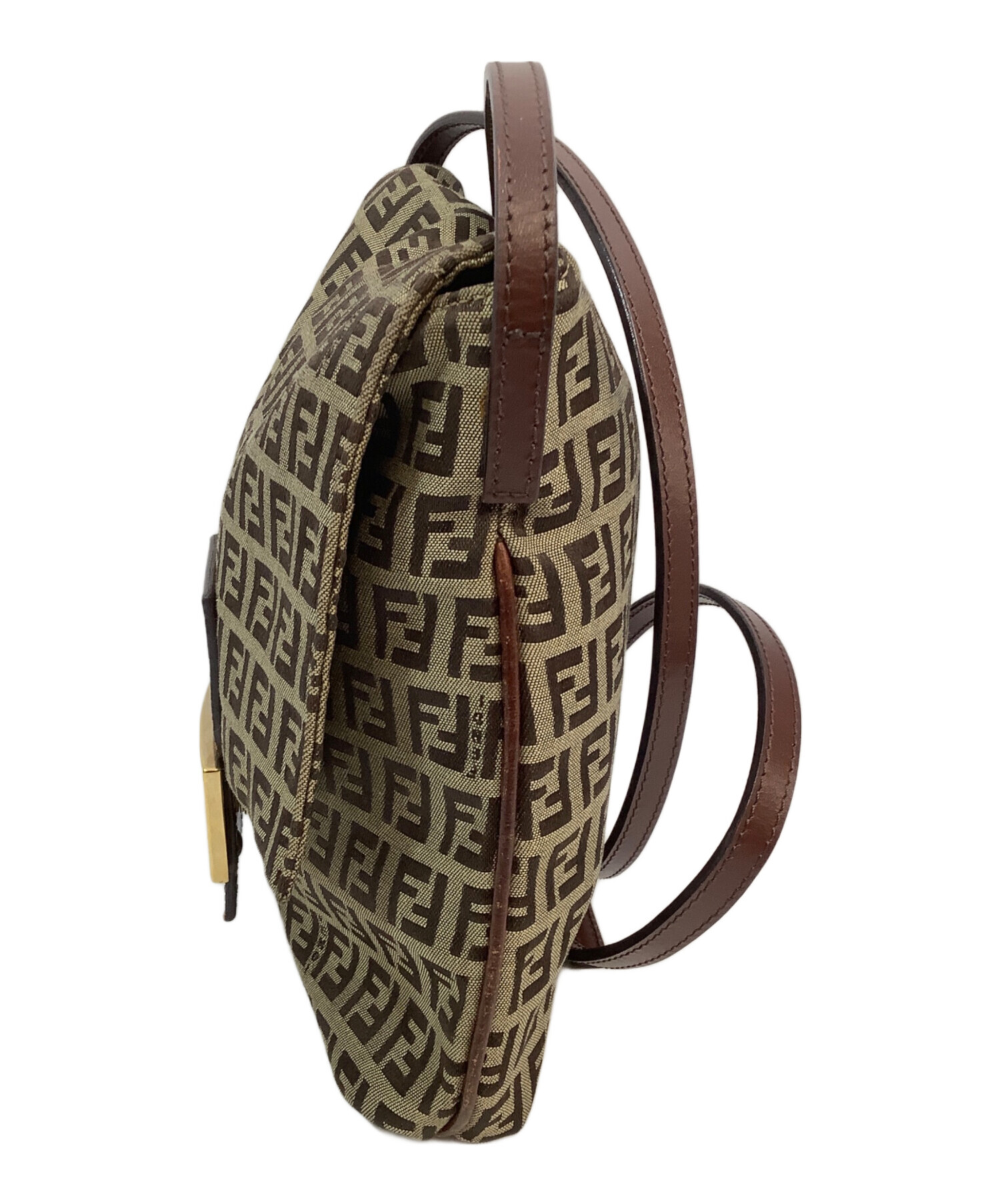 中古・古着通販】FENDI (フェンディ) ショルダーバッグ ブラウン