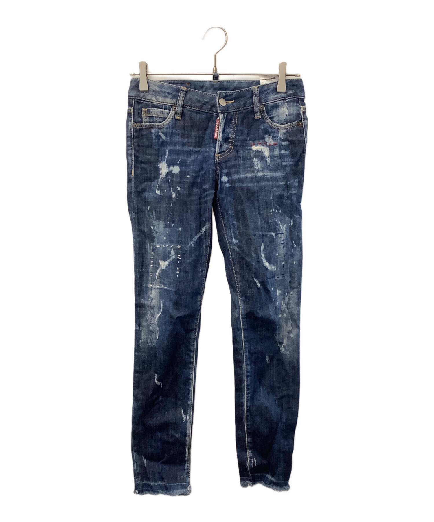 中古【DSQUARED2 ディースクエアードデニム】 中古・古着通販】DSQUARED2 (ディースクエアード) デニムパンツ ブルー