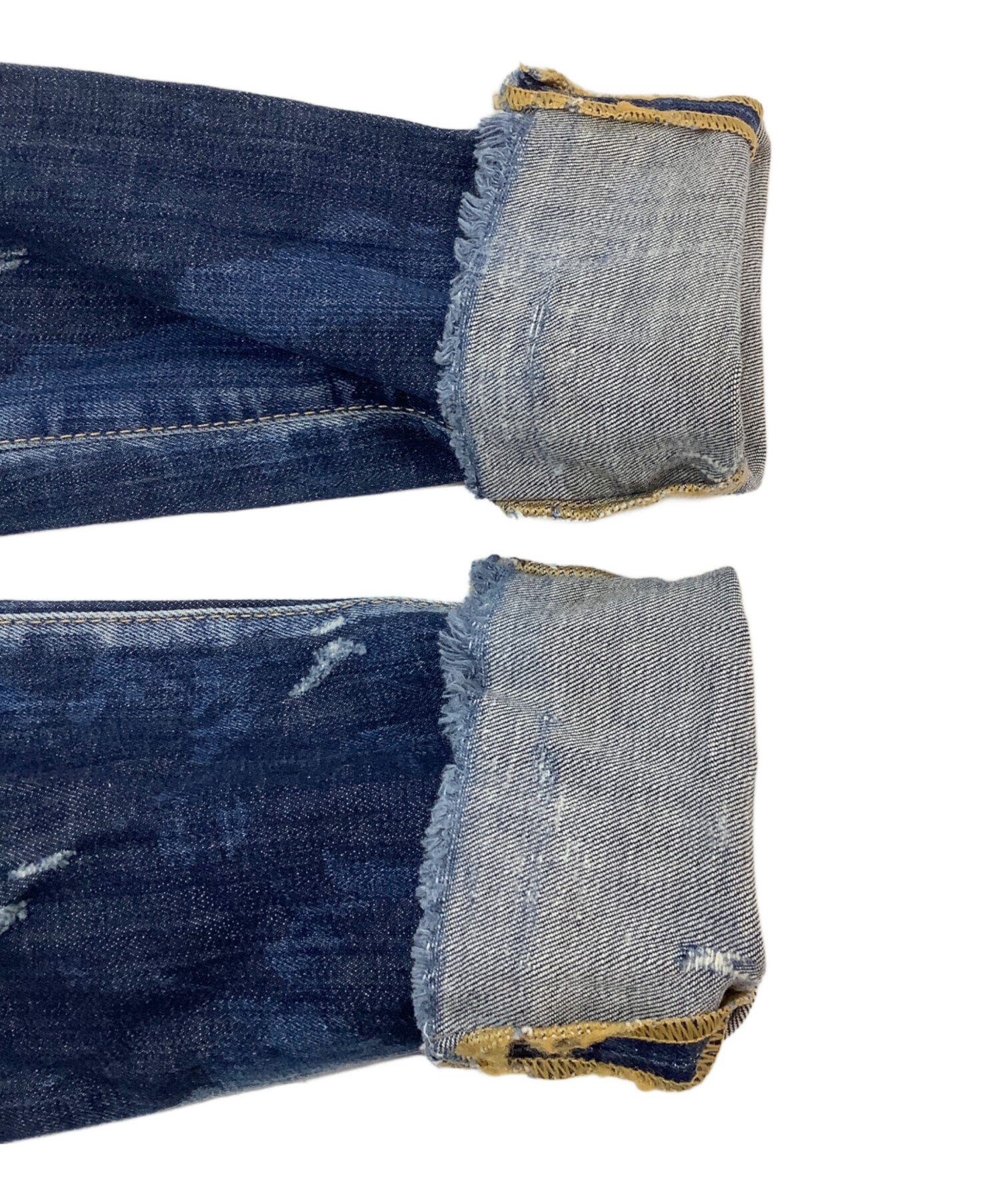 中古・古着通販】DSQUARED2 (ディースクエアード) デニムパンツ ブルー