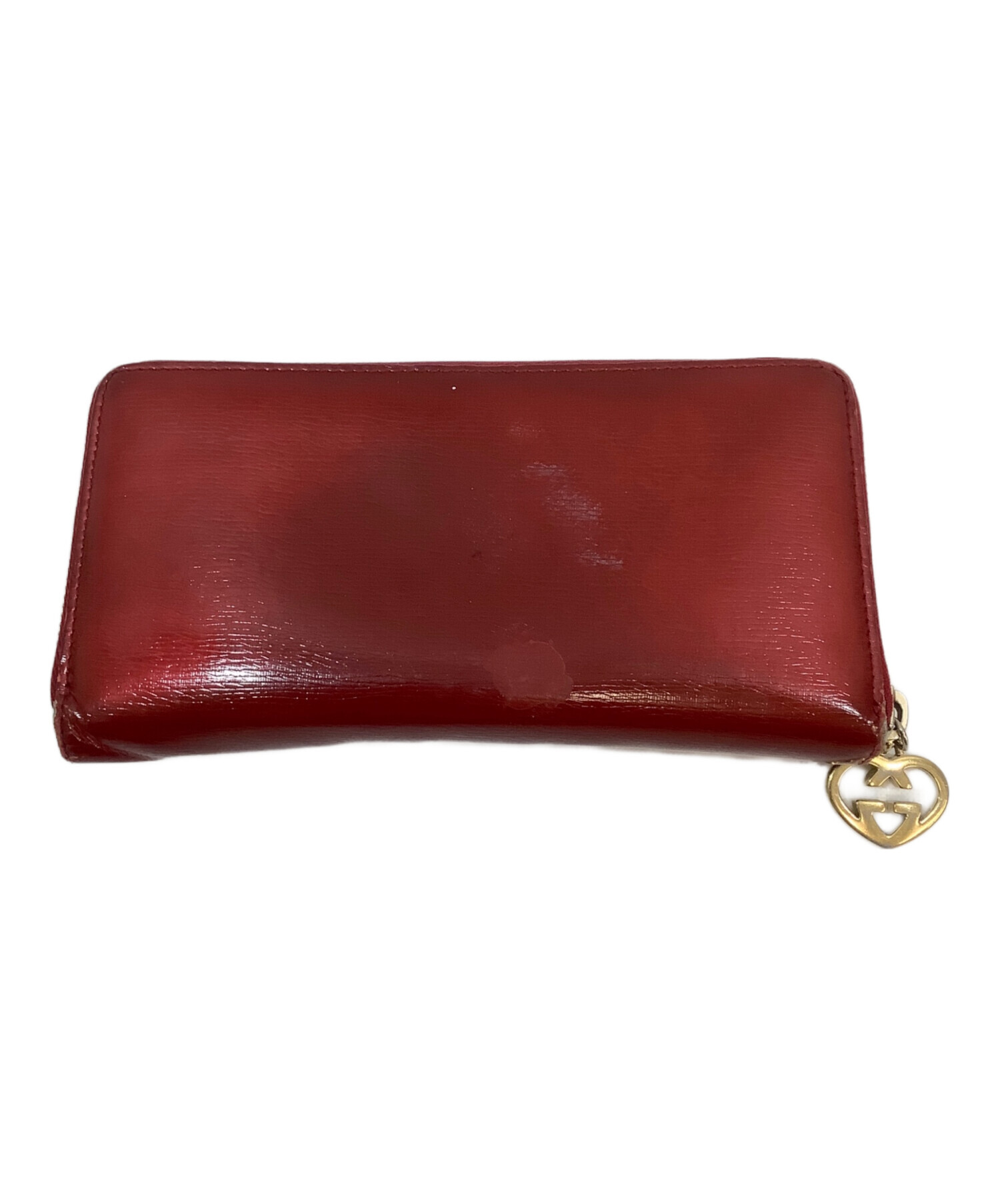 【X'masセール★30%OFF】グッチ GUCCI 長財布六角ビット レッド ゴールド レディース 中古 中古・古着通販】GUCCI (グッチ) 長財布 レッド｜ブランド・古着通販
