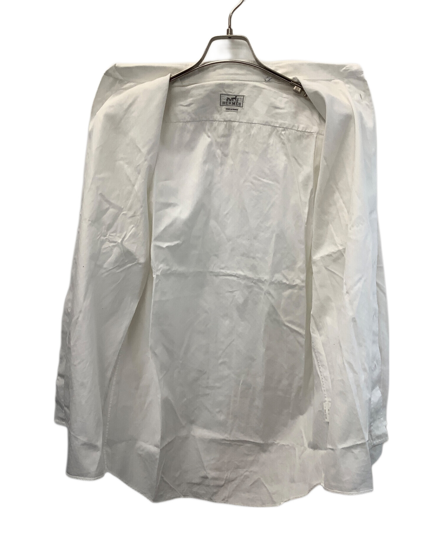 中古・古着通販】HERMES (エルメス) 長袖シャツ ホワイト サイズ:41